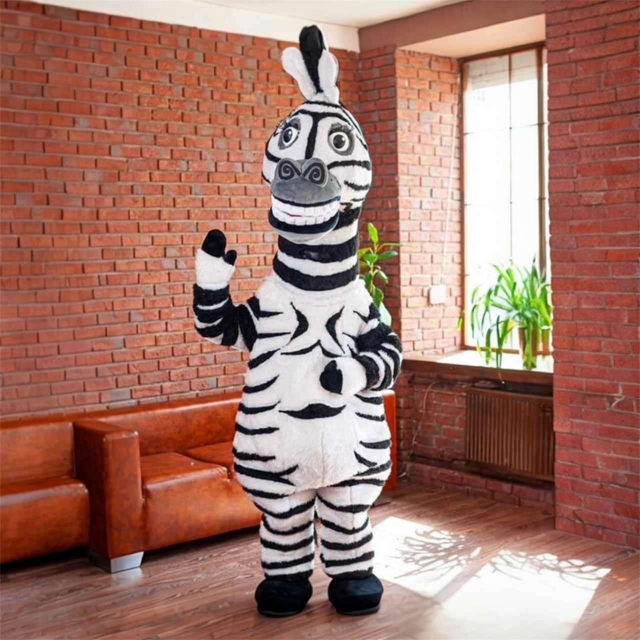 Zebra Mascot Costume