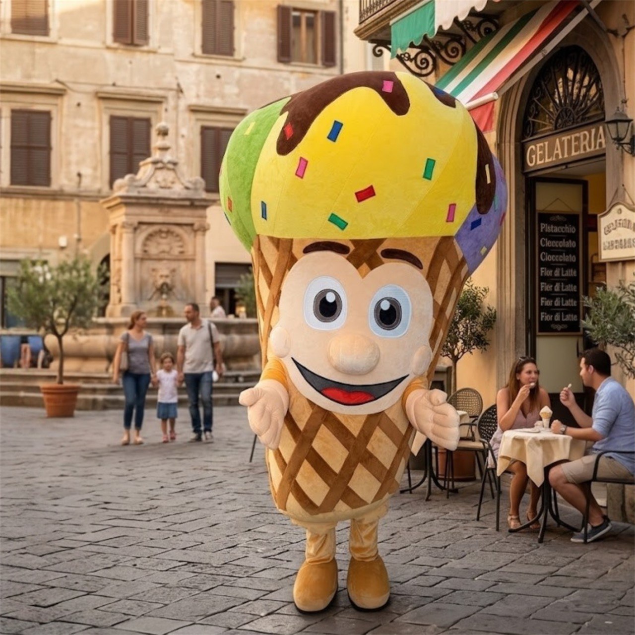 Inflatable Ice Cream Mascot