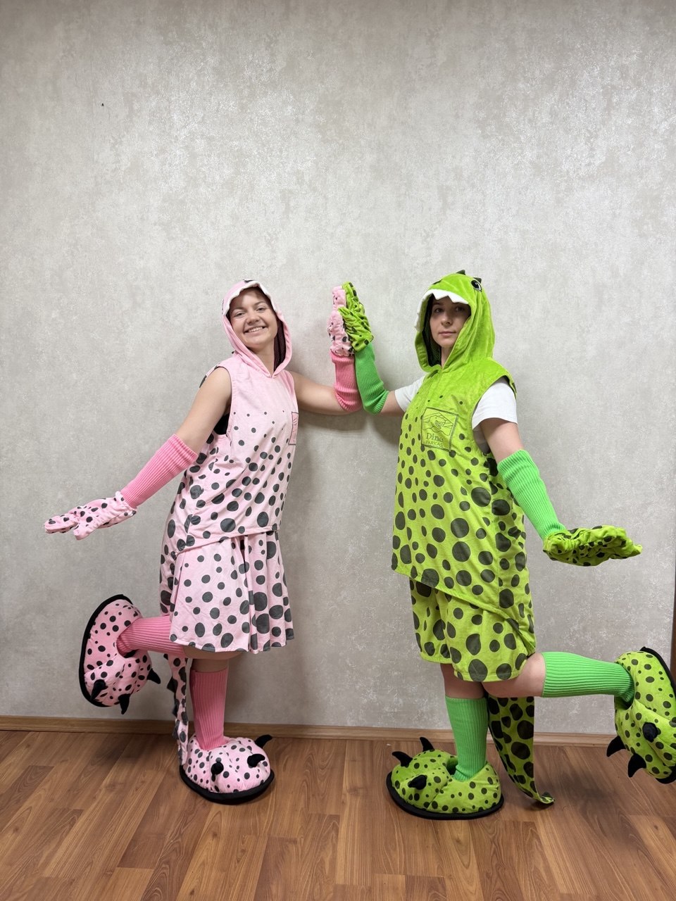 Dinosaur Girl Masquerade Costume With Logo
