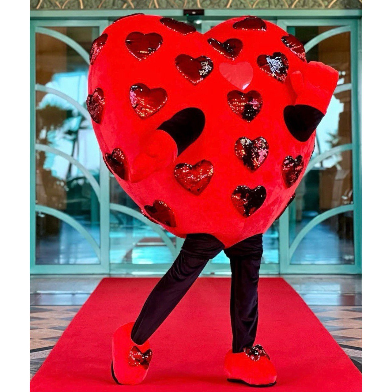 Inflatable Heart Mascot