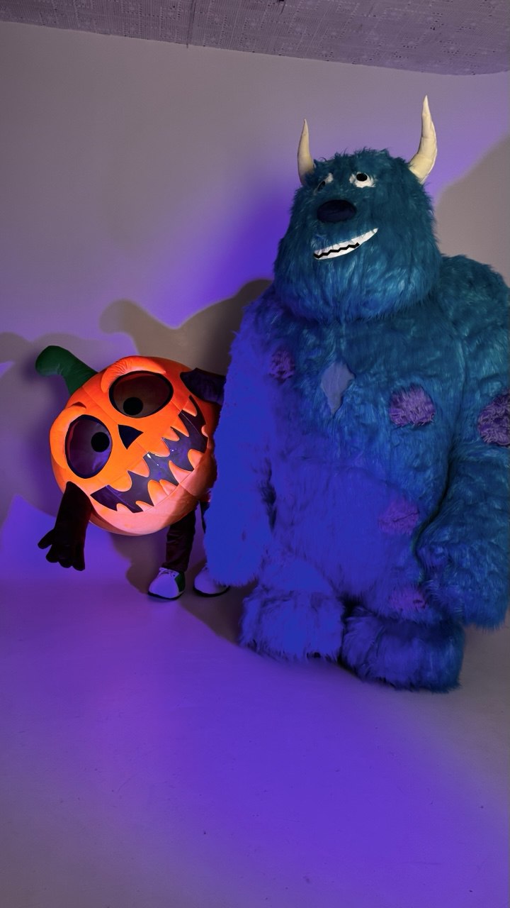 Inflatable Halloween Pumpkin Mascot