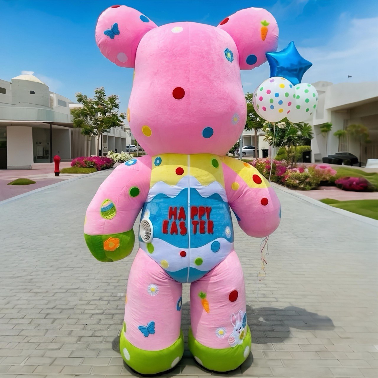 Inflatable Easter Bear Mascot