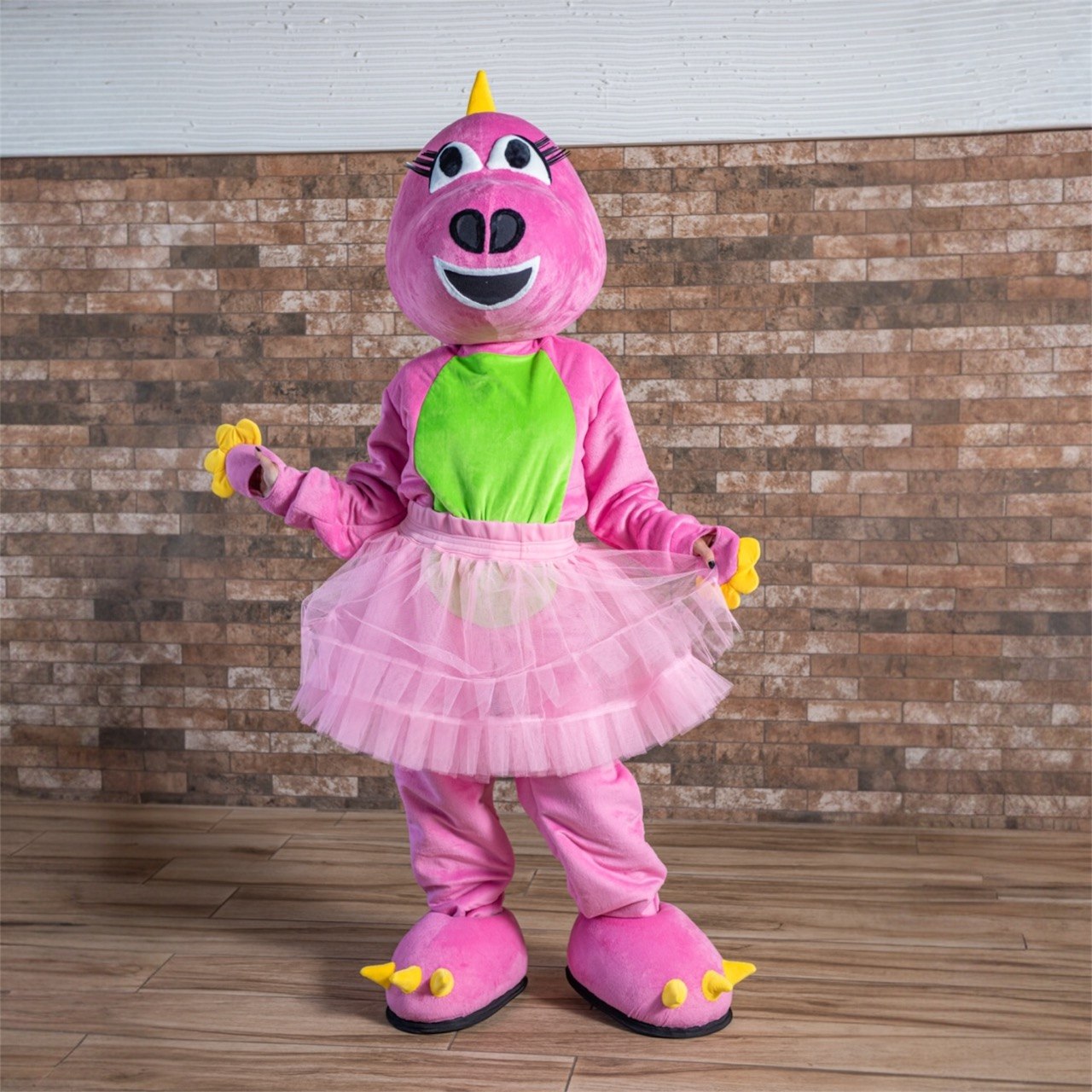 Dinosaur Girl Mascot