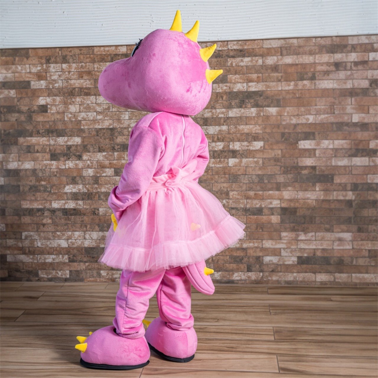 Dinosaur Girl Mascot