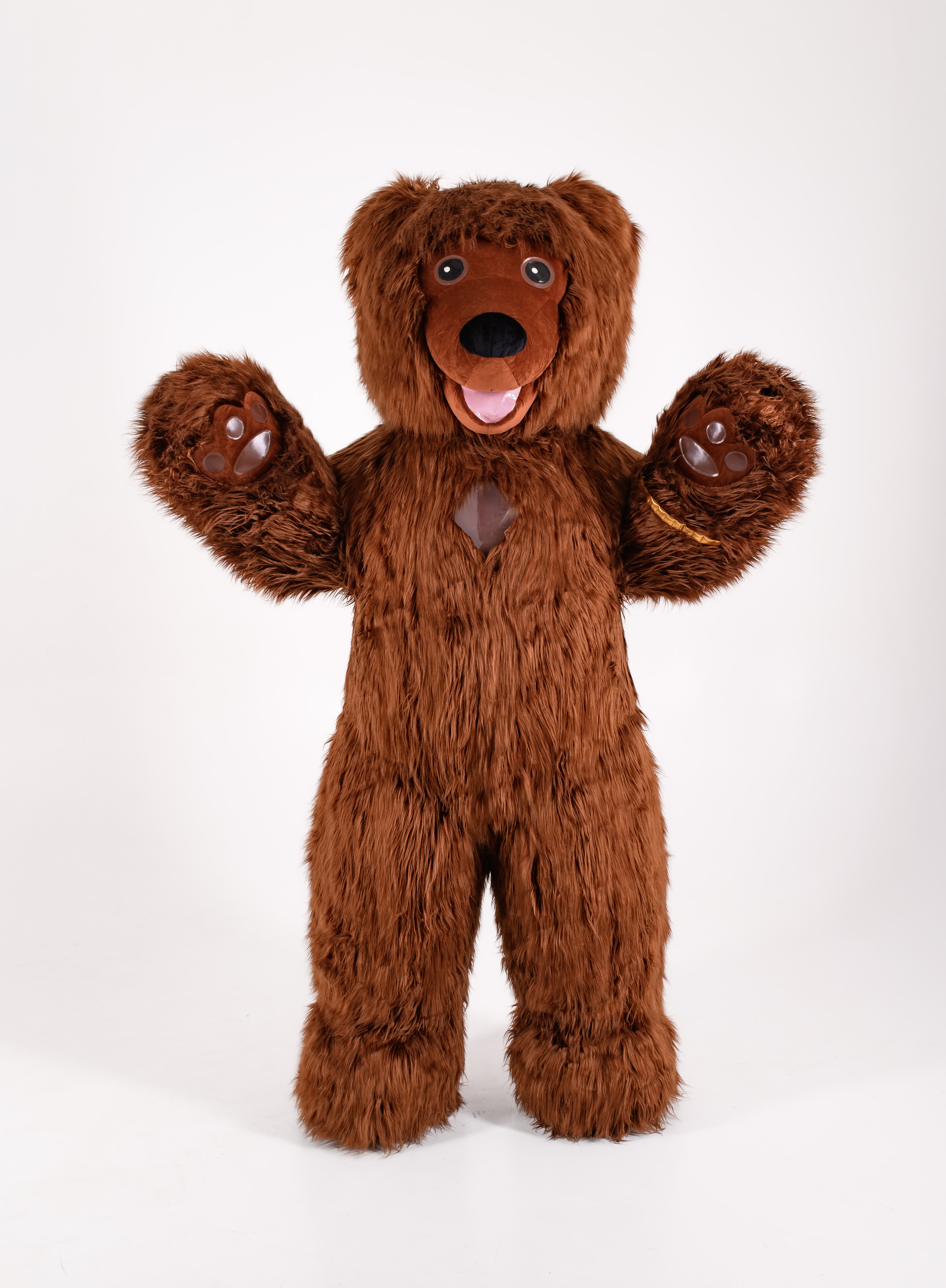 Inflatable Dancing Bear Mascot with clothes
