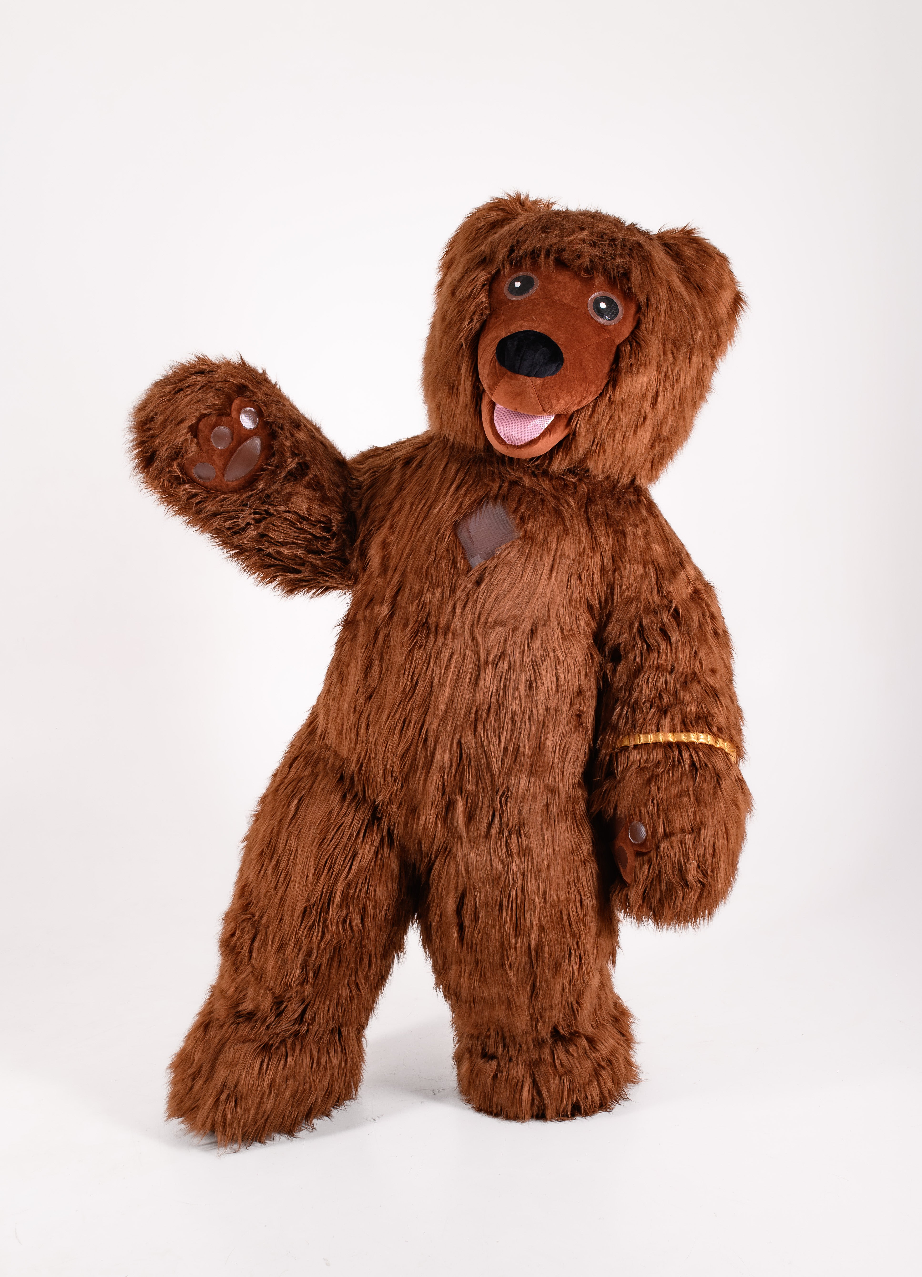 Inflatable Dancing Bear Mascot with clothes