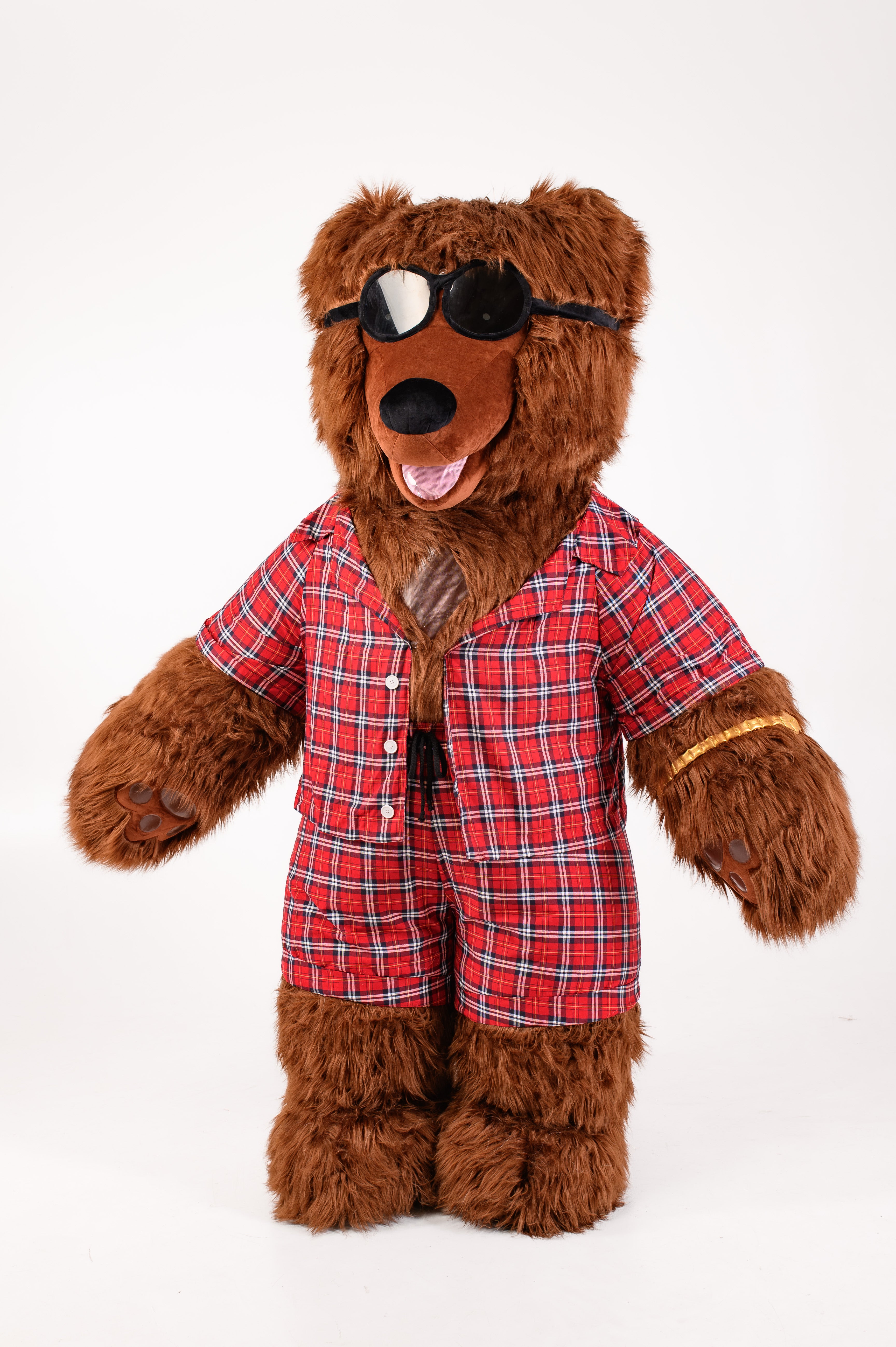 Inflatable Dancing Bear Mascot with clothes