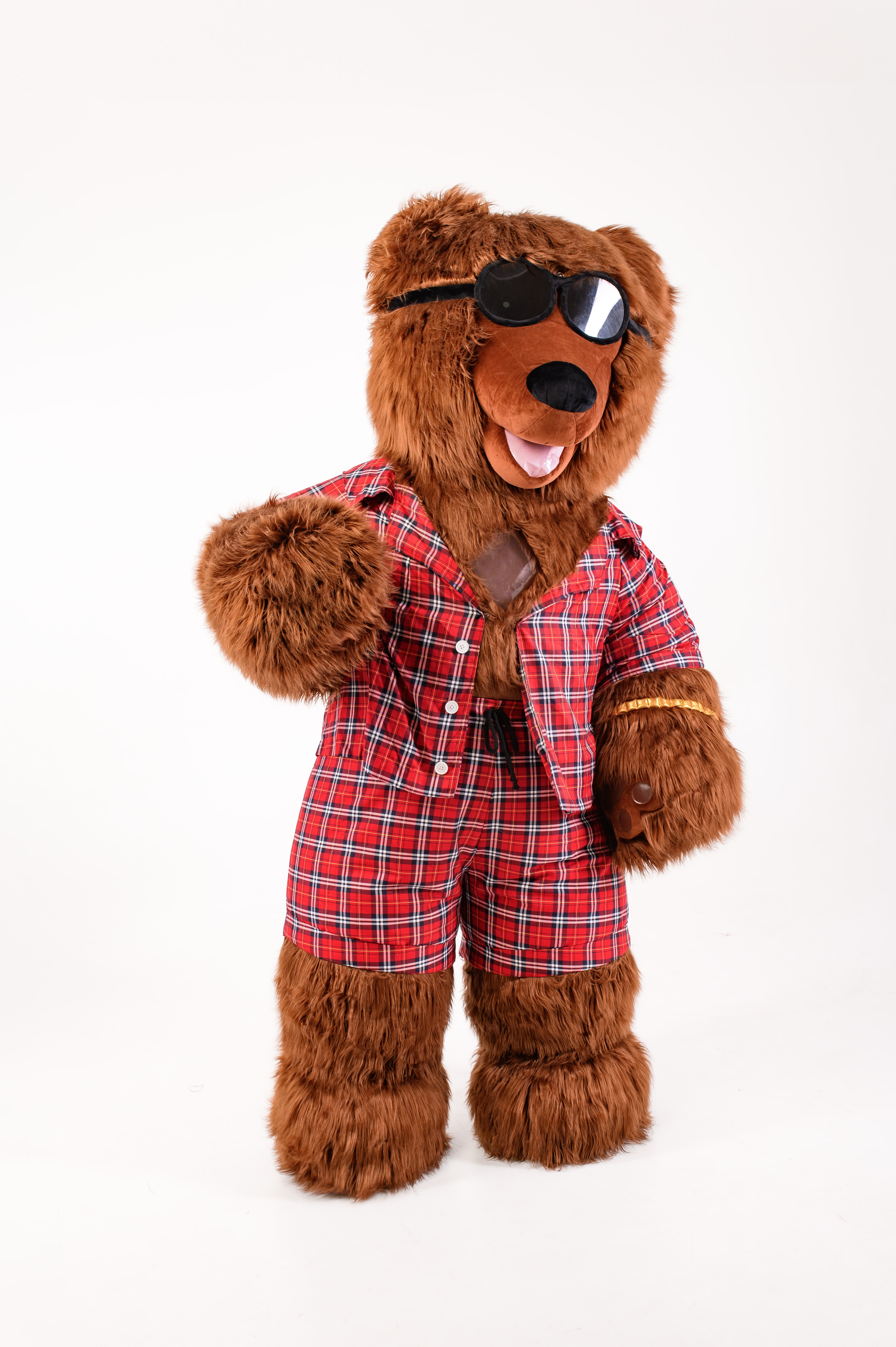 Inflatable Dancing Bear Mascot with clothes