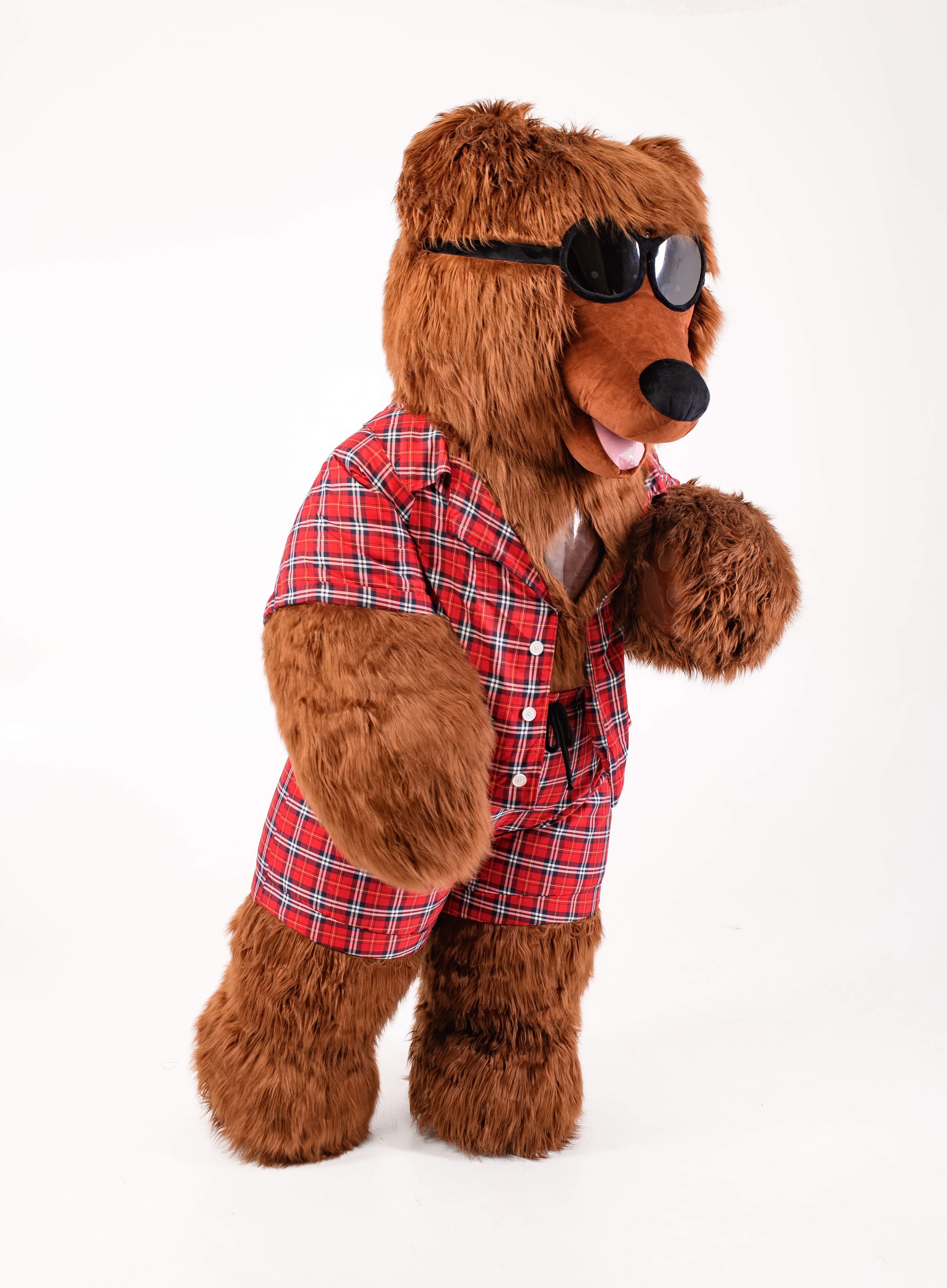 Inflatable Dancing Bear Mascot with clothes