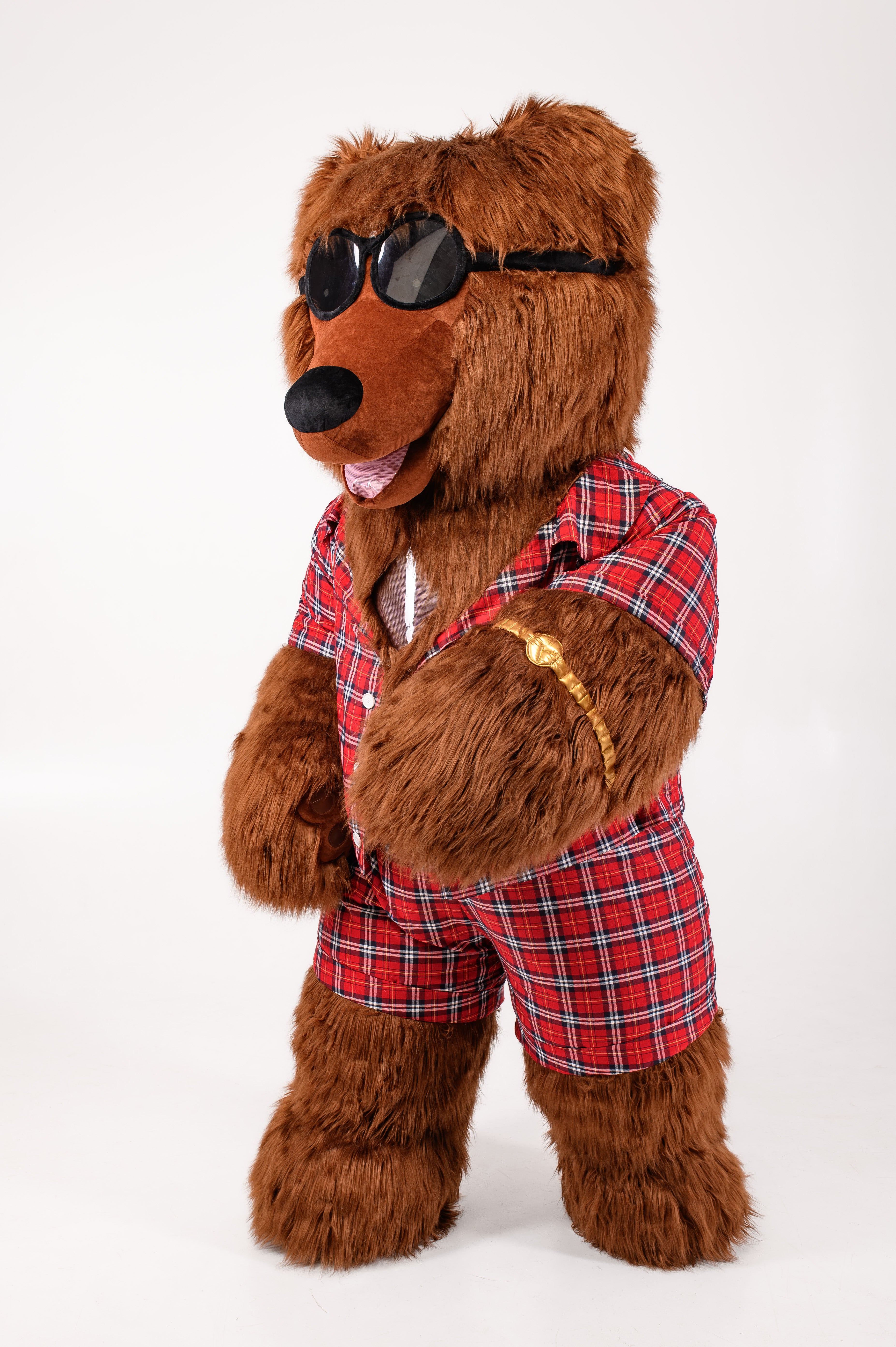 Inflatable Dancing Bear Mascot with clothes