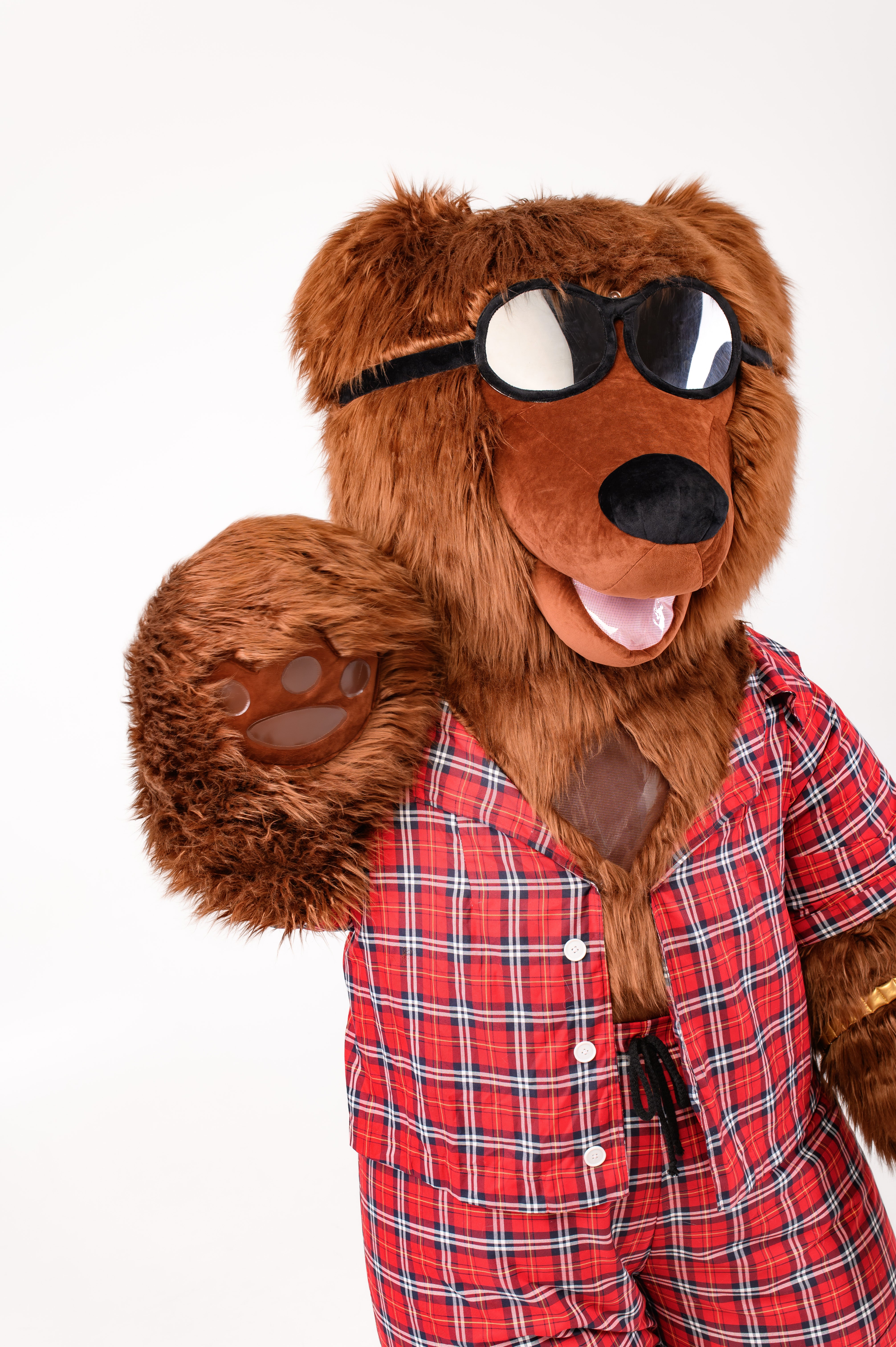 Inflatable Dancing Bear Mascot with clothes