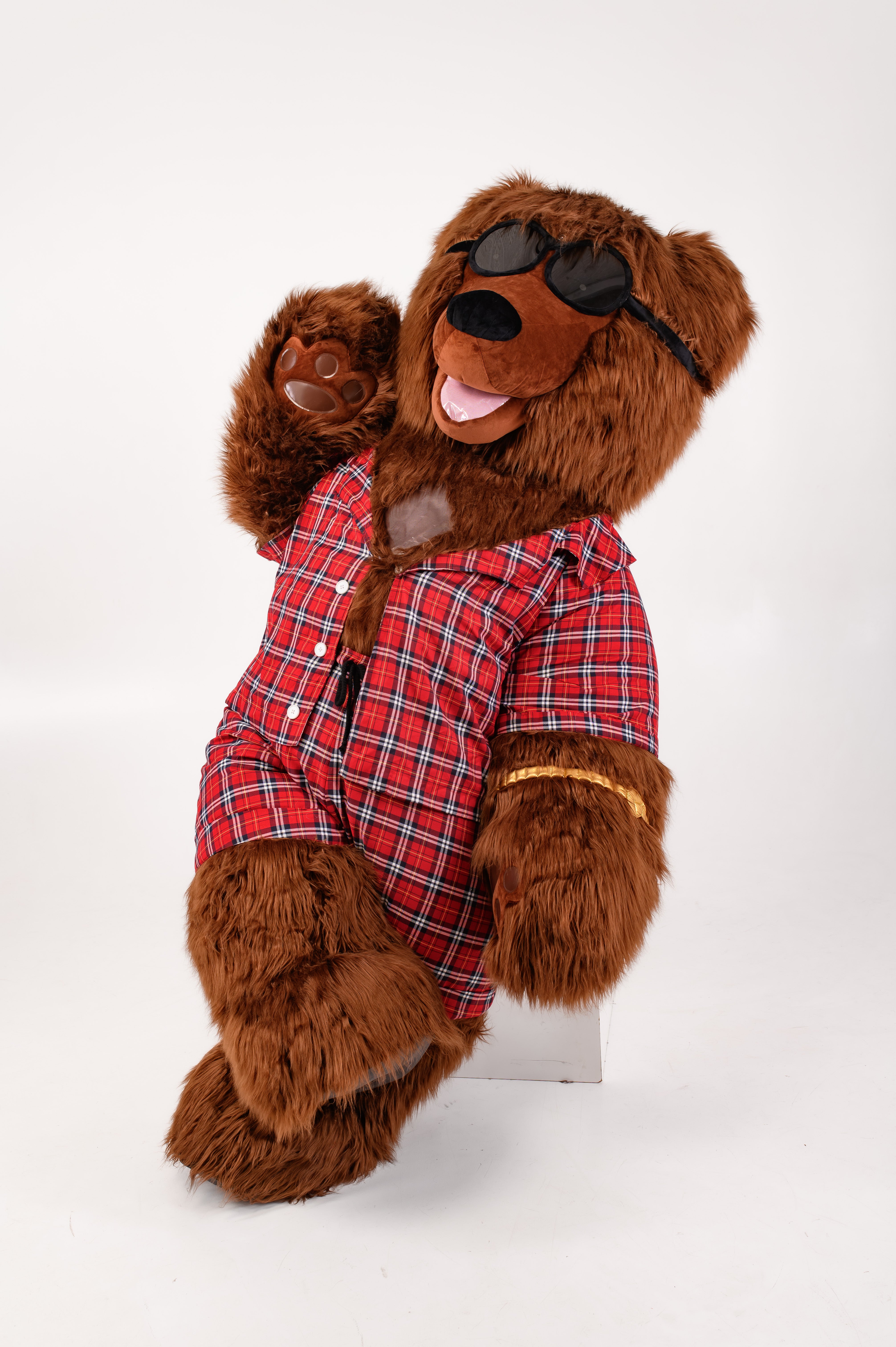 Inflatable Dancing Bear Mascot with clothes