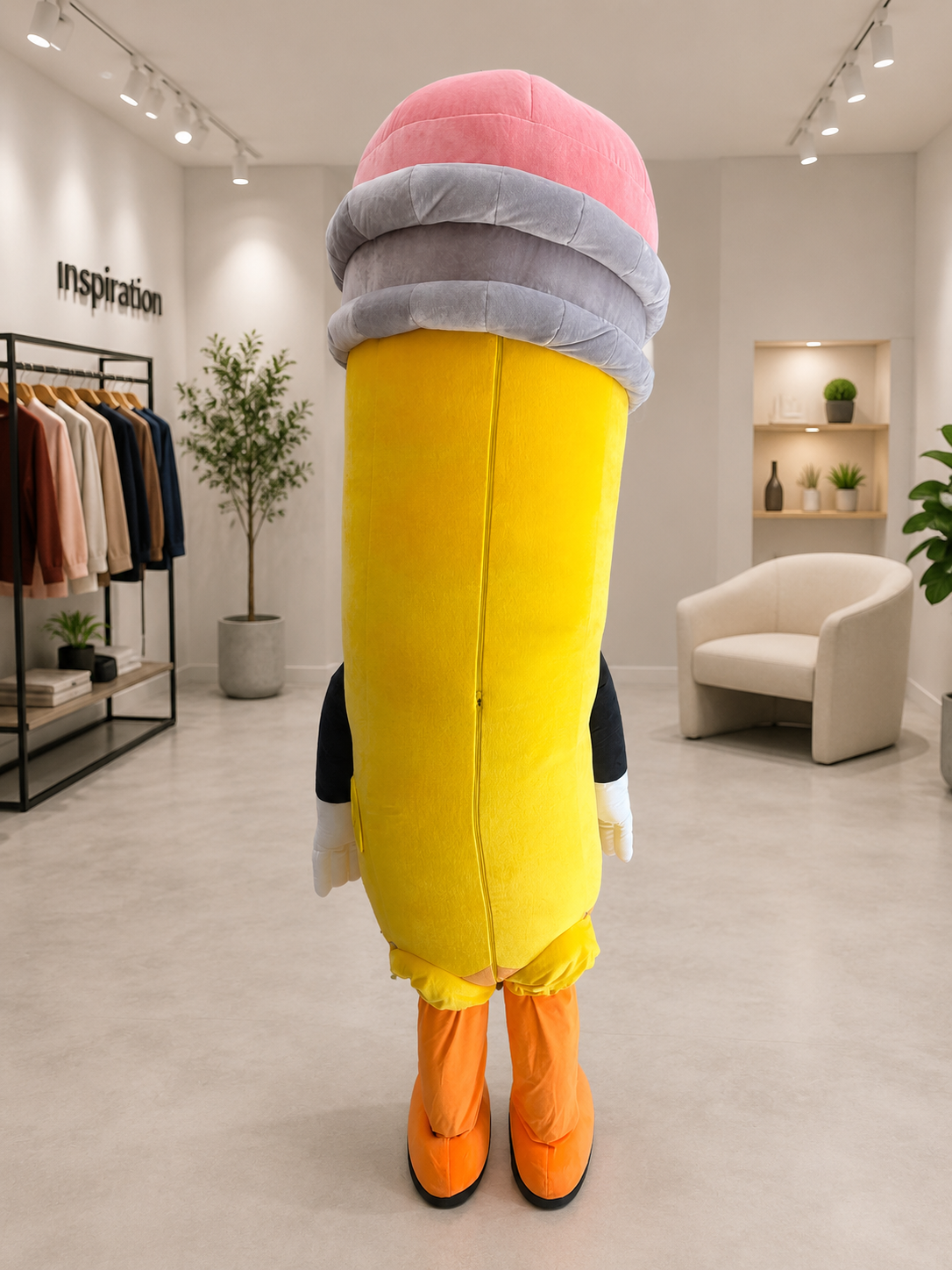 Inflatable Pencil Mascot Costume