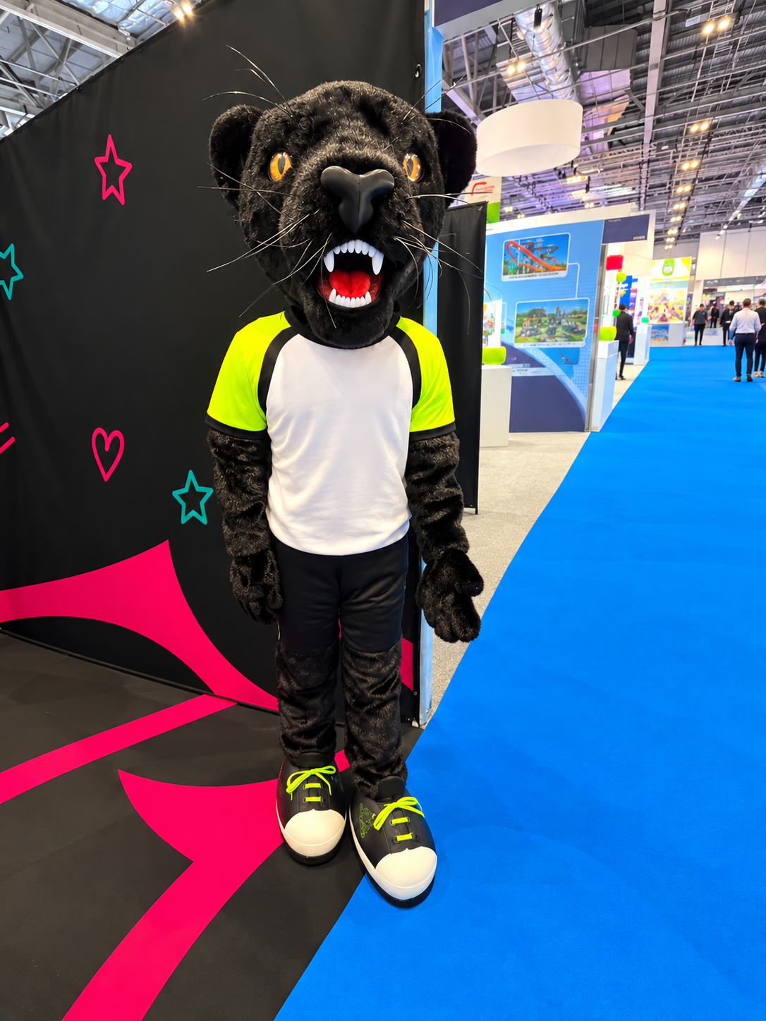 Black Panther Professional Mascot