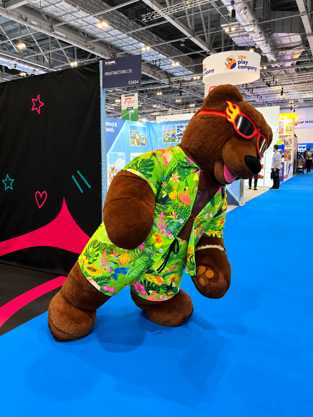 Inflatable Bear The Dancer Mascot Suit