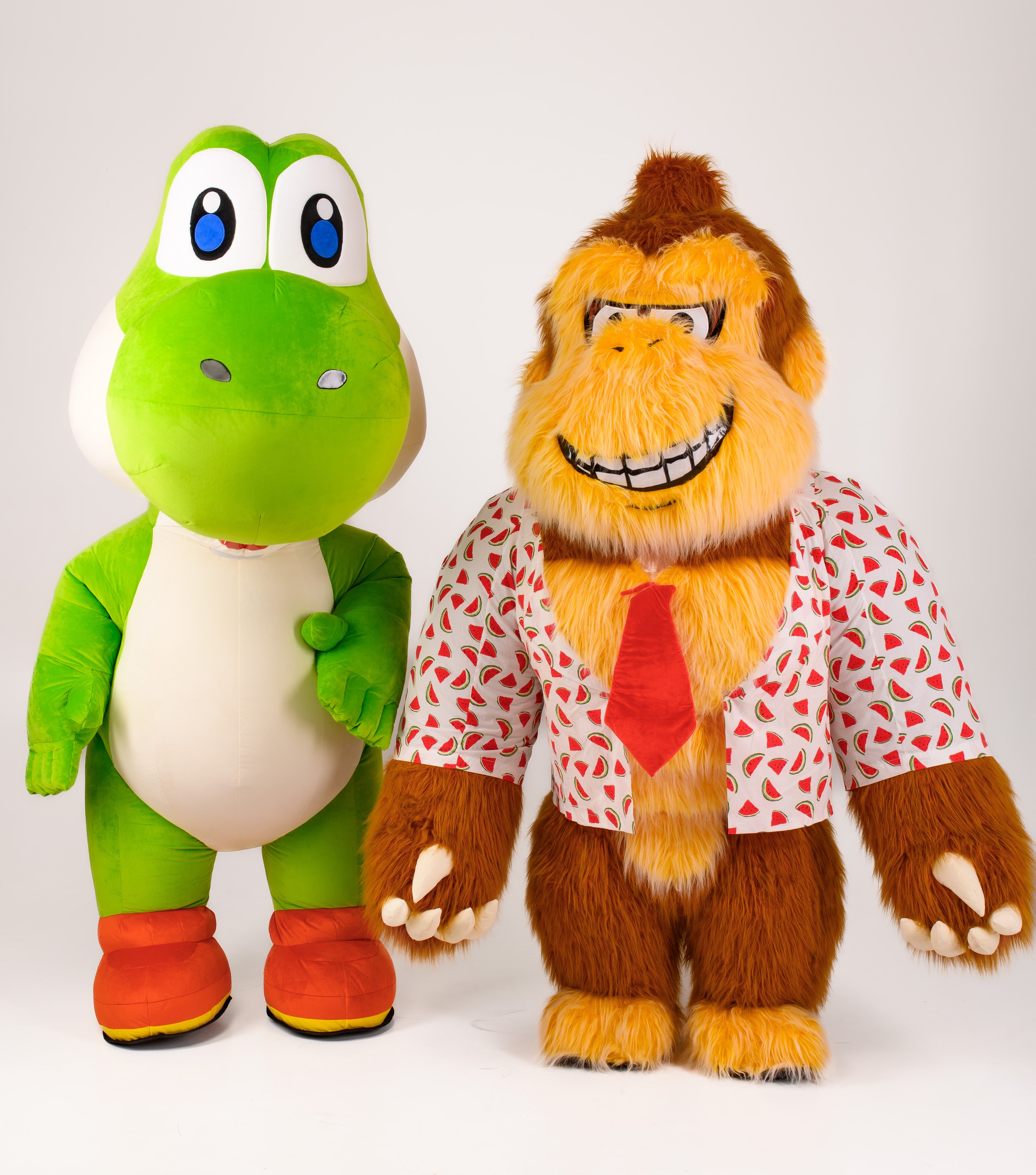 Inflatable Gorilla Mascot in T-shirt
