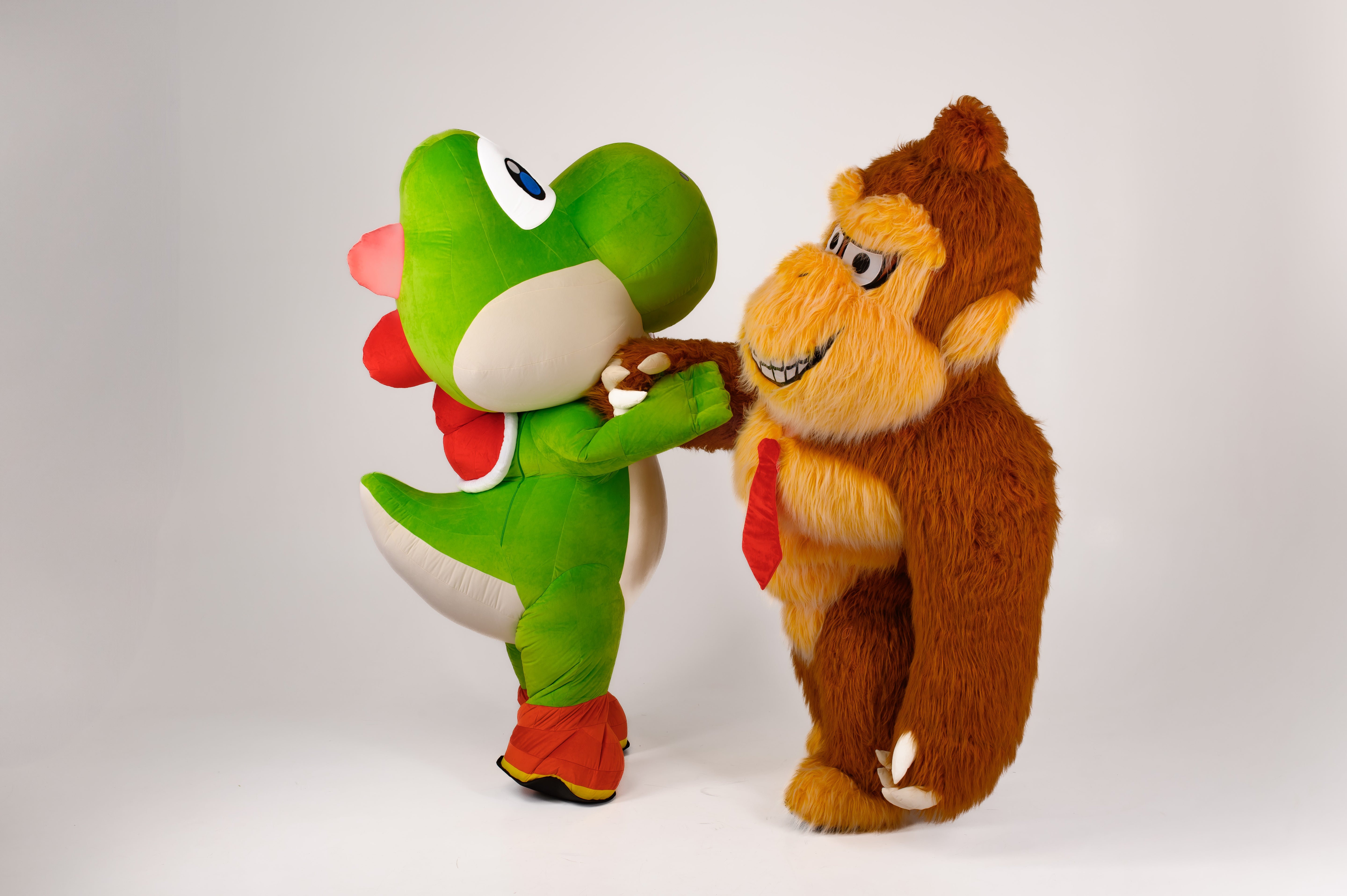 Inflatable Gorilla Mascot in T-shirt