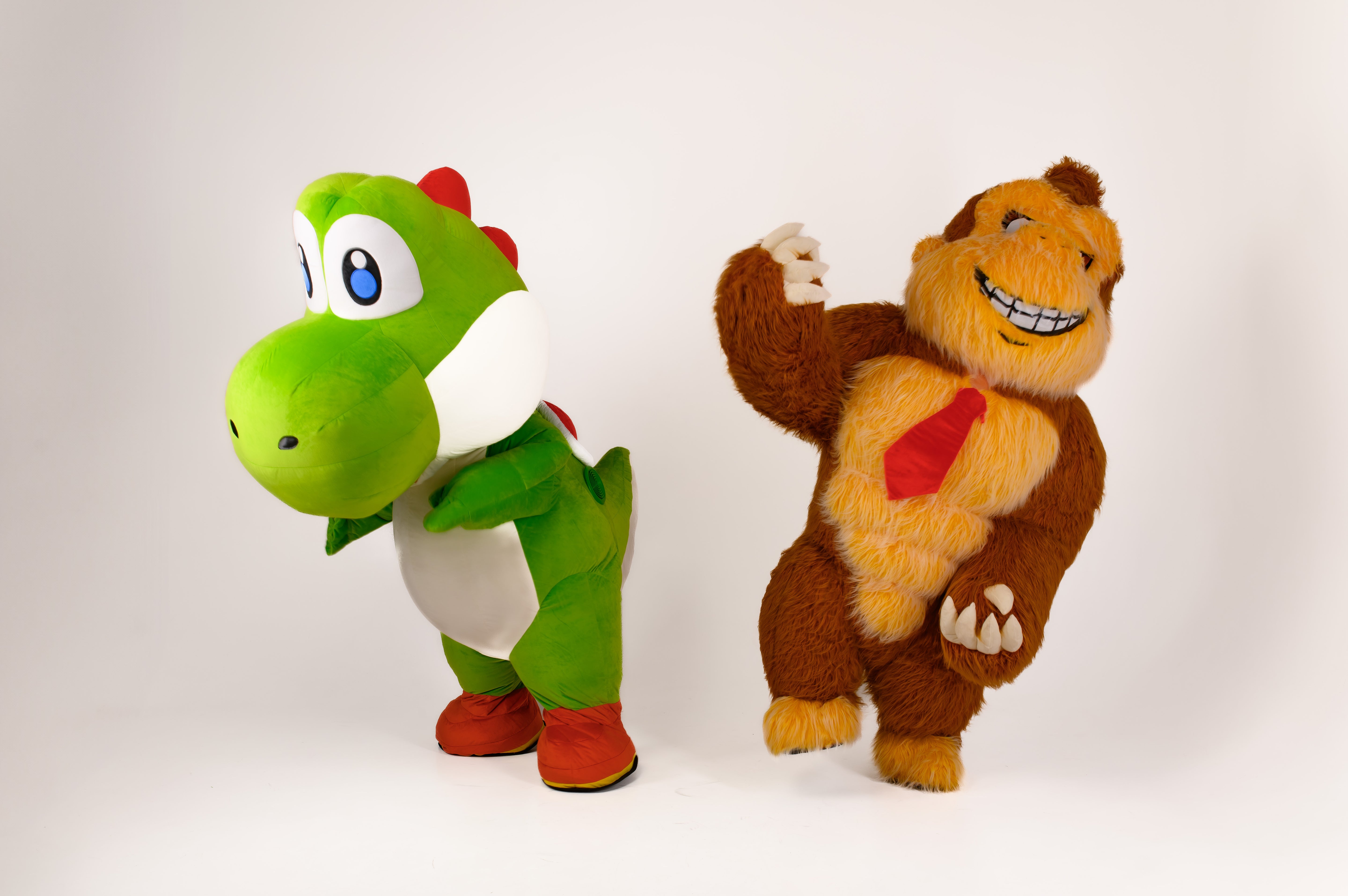Inflatable Gorilla Mascot in T-shirt