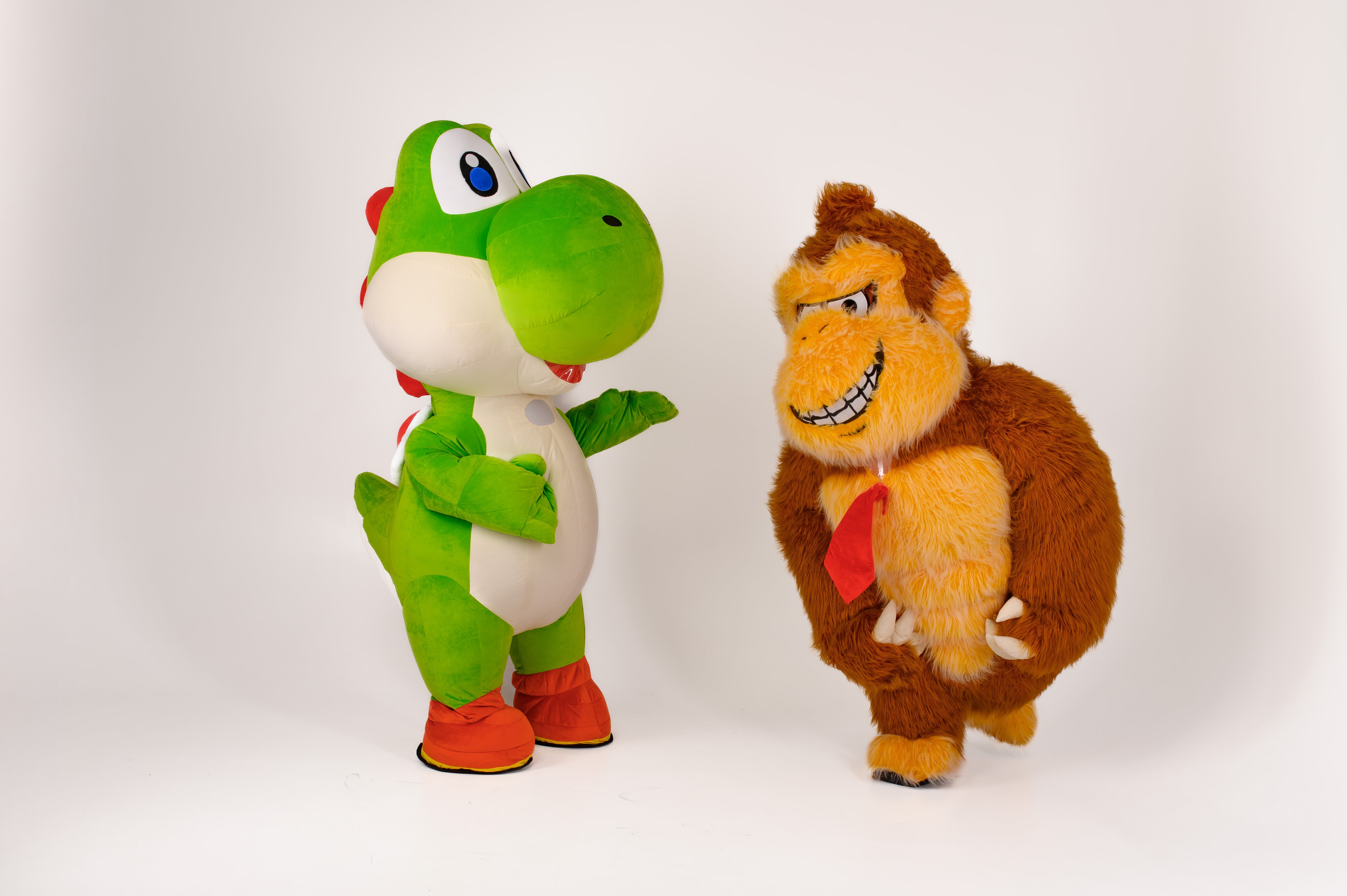 Inflatable Gorilla Mascot in T-shirt