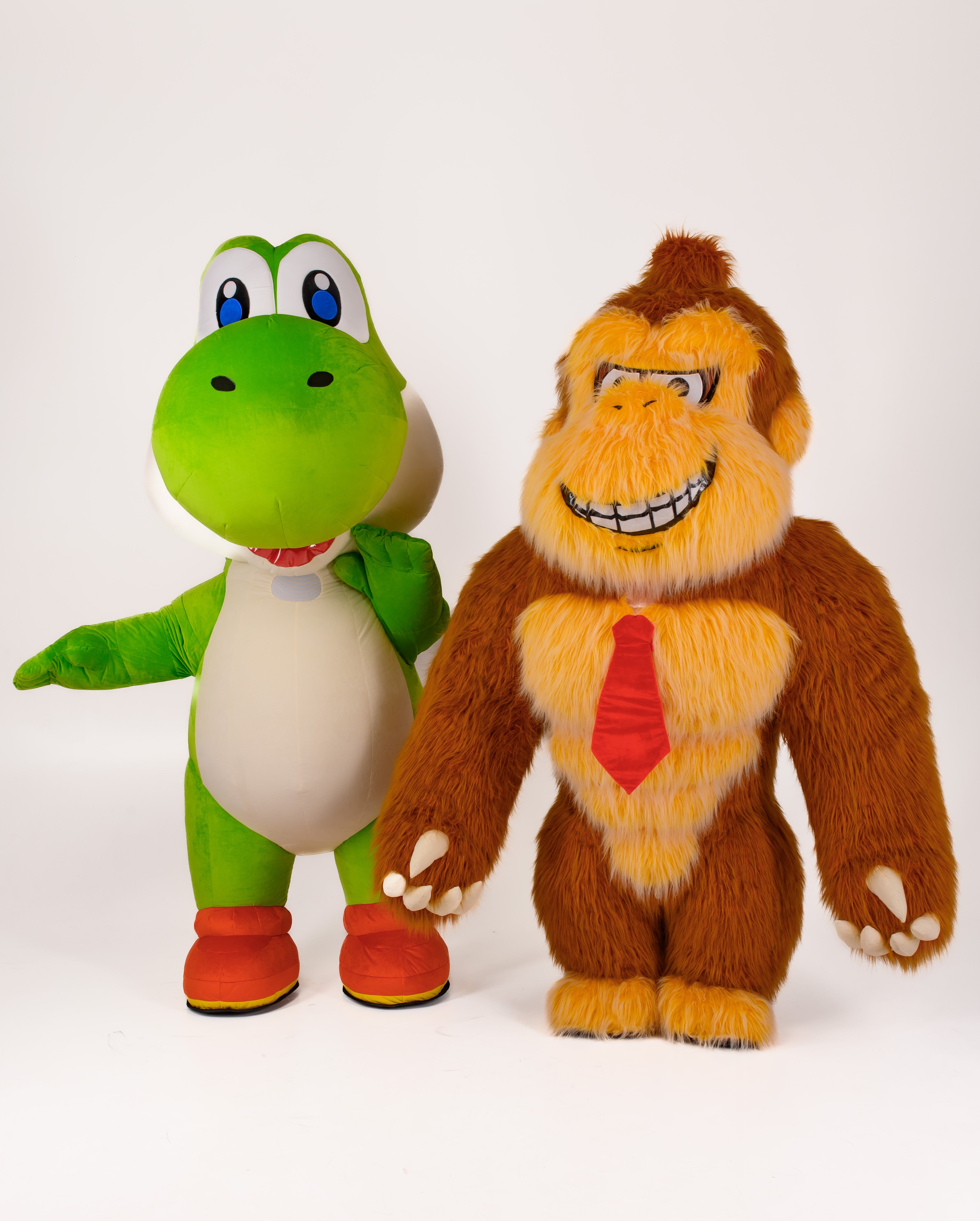 Inflatable Gorilla Mascot in T-shirt