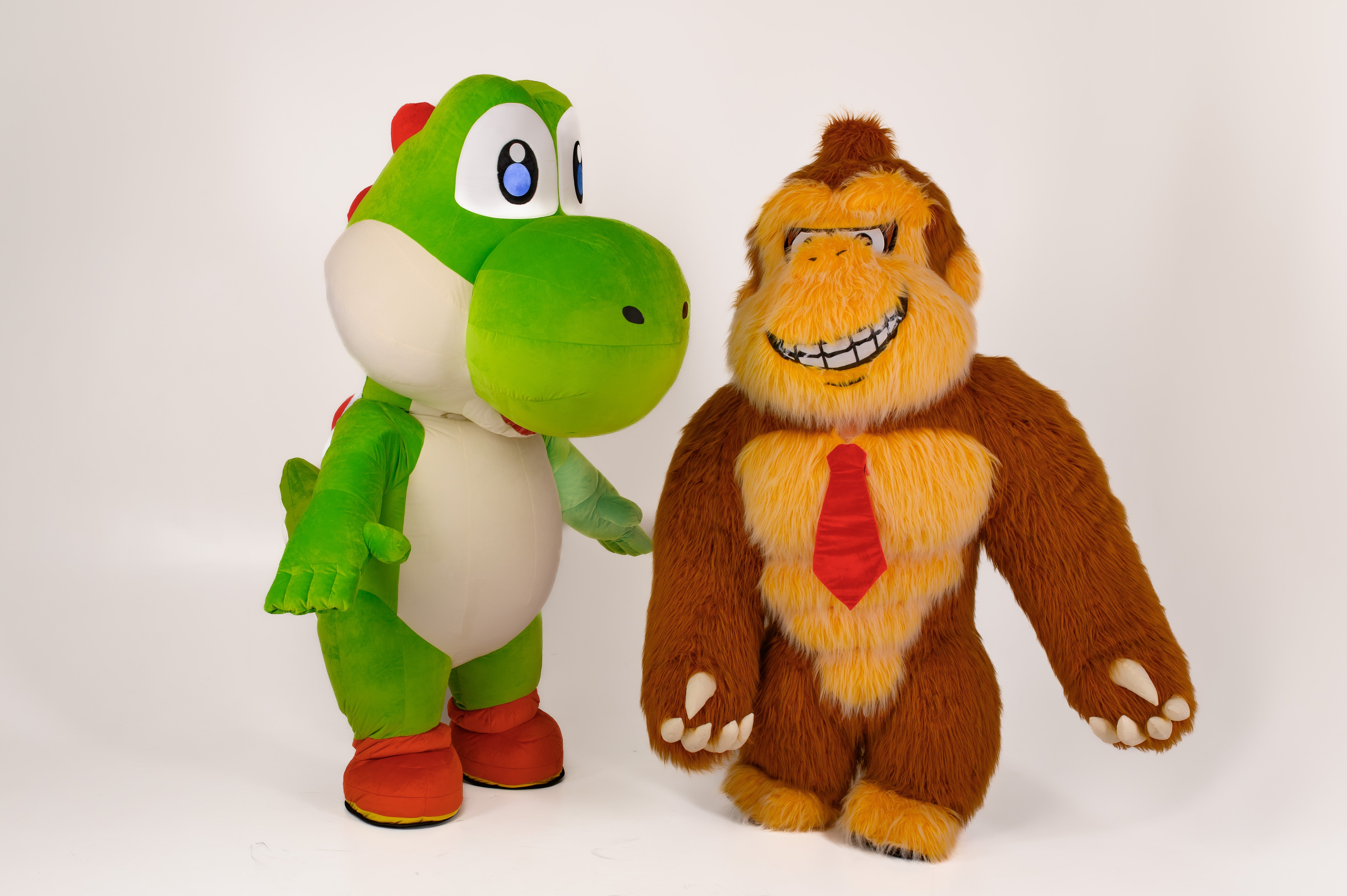 Inflatable Gorilla Mascot in T-shirt