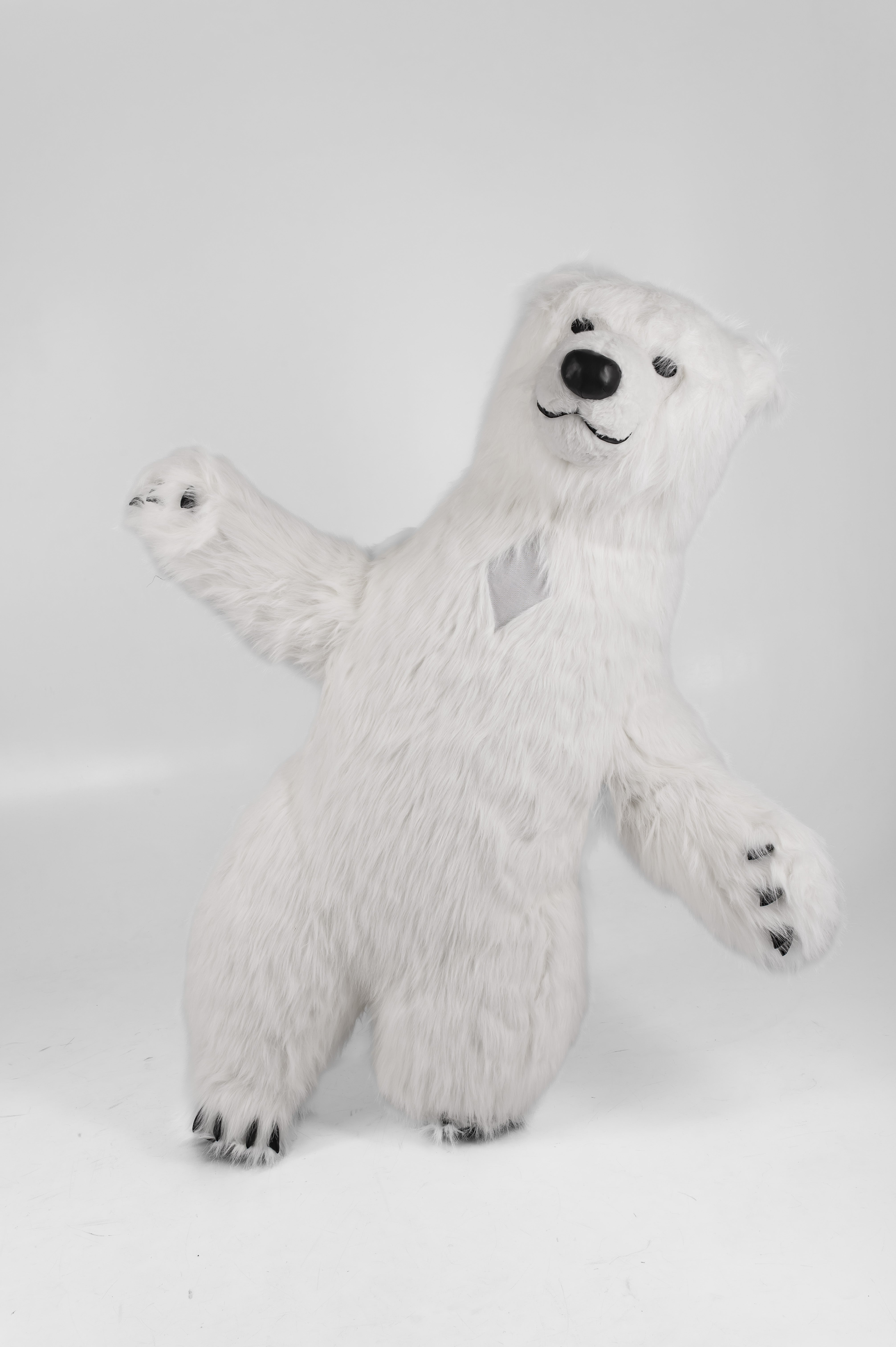 Inflatable White  Bear Mascot