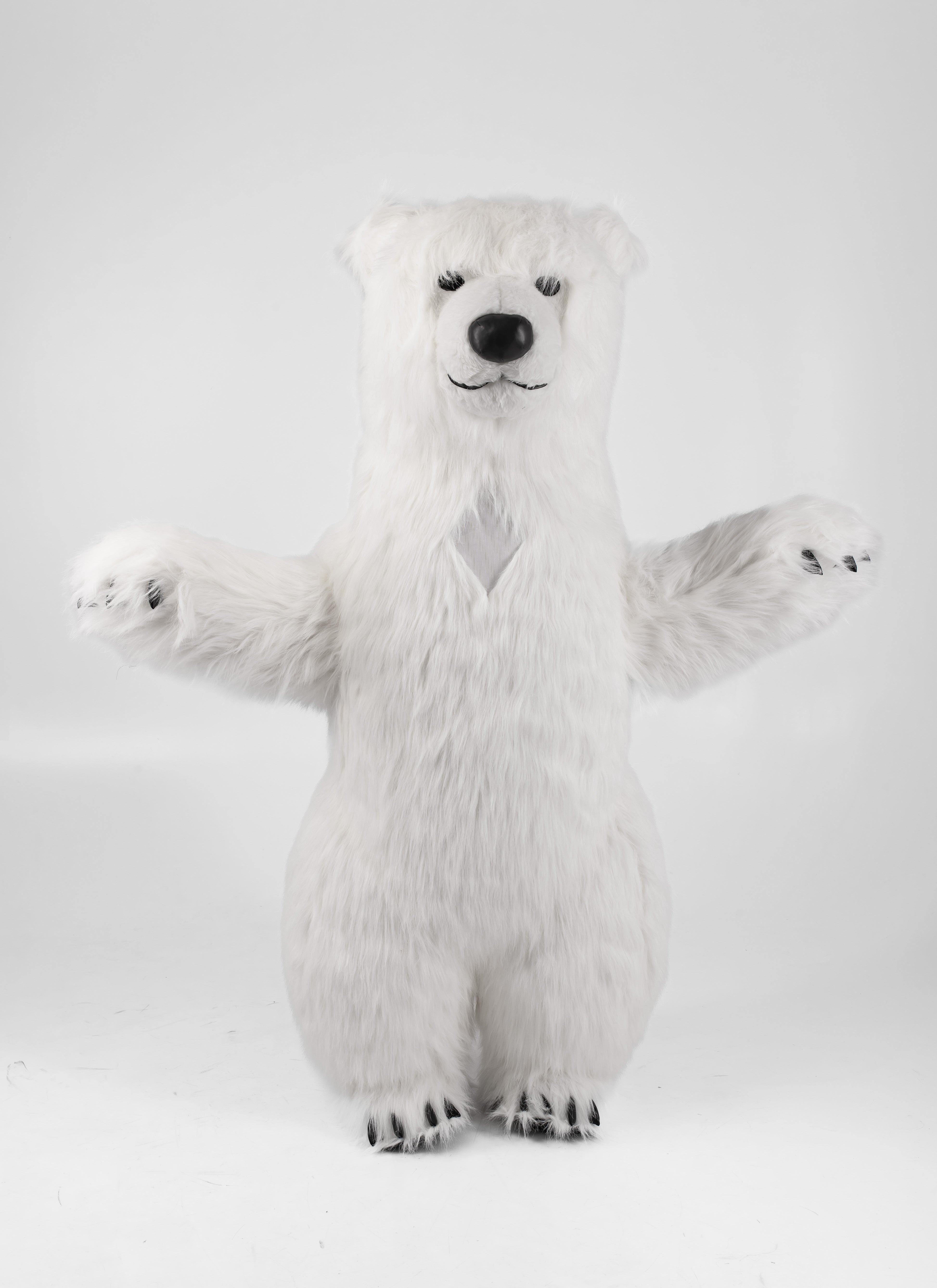 Inflatable White  Bear Mascot