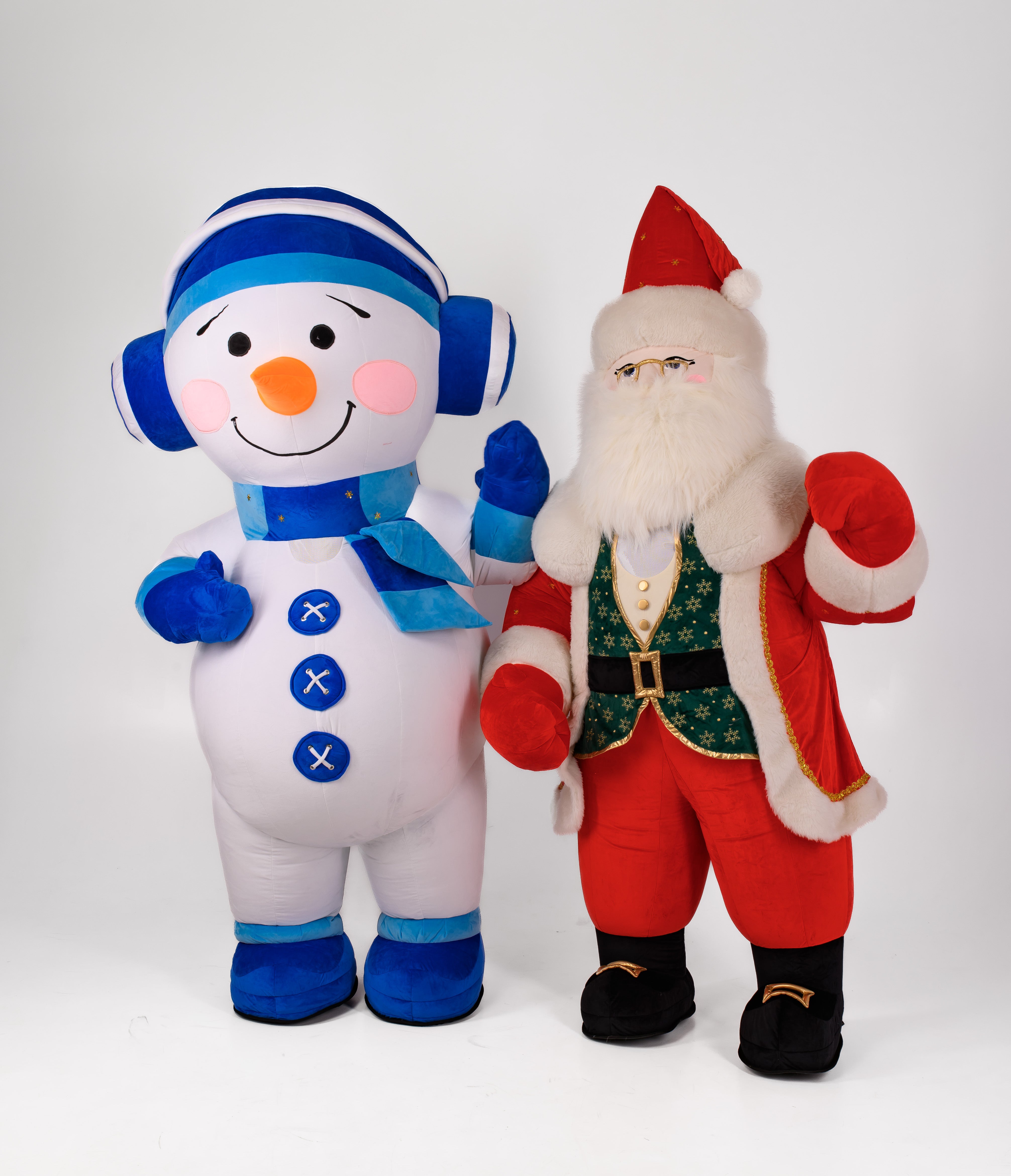 Inflatable Santa Claus Mascot Costume