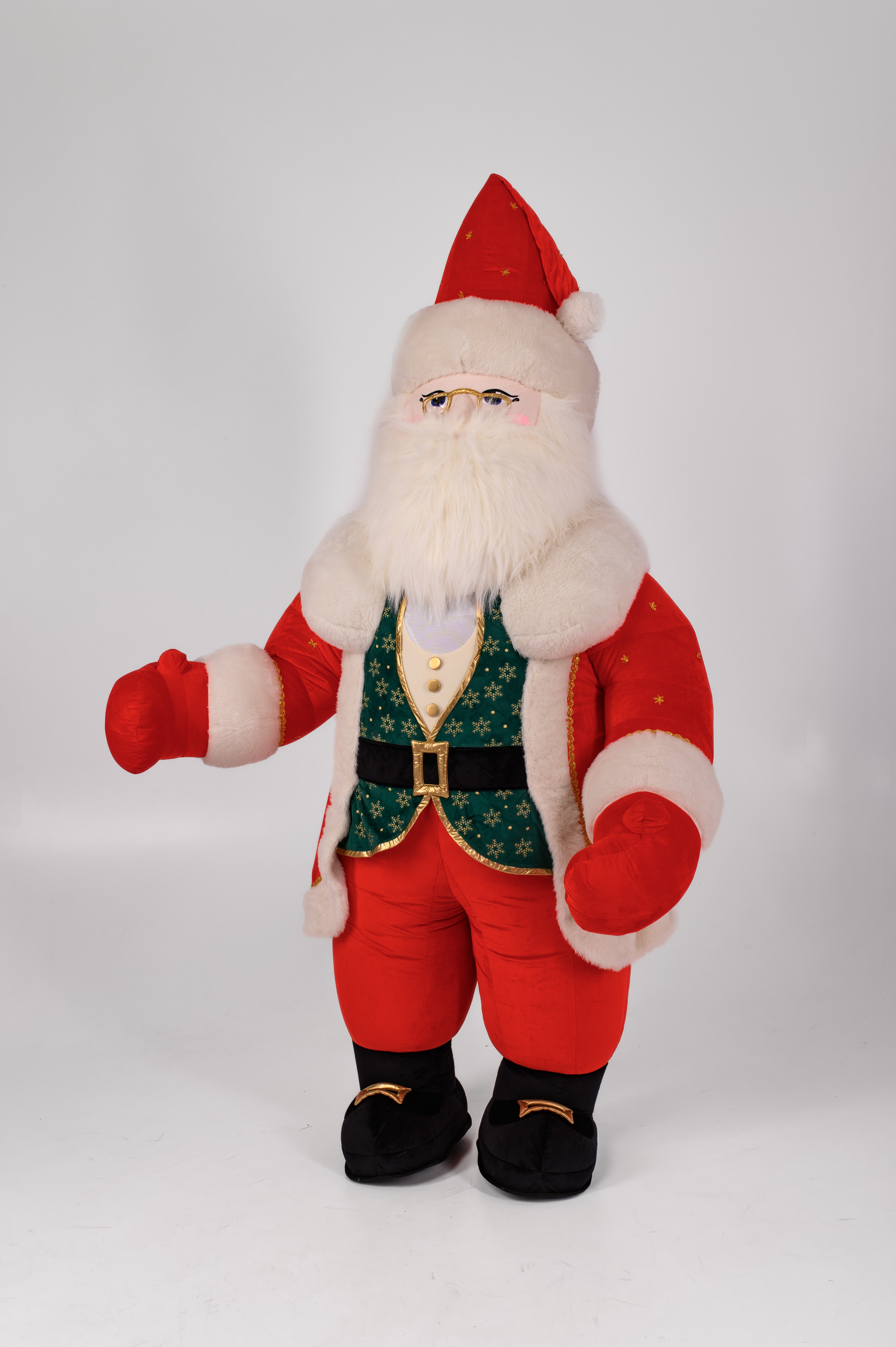 Inflatable Santa Claus Mascot Costume