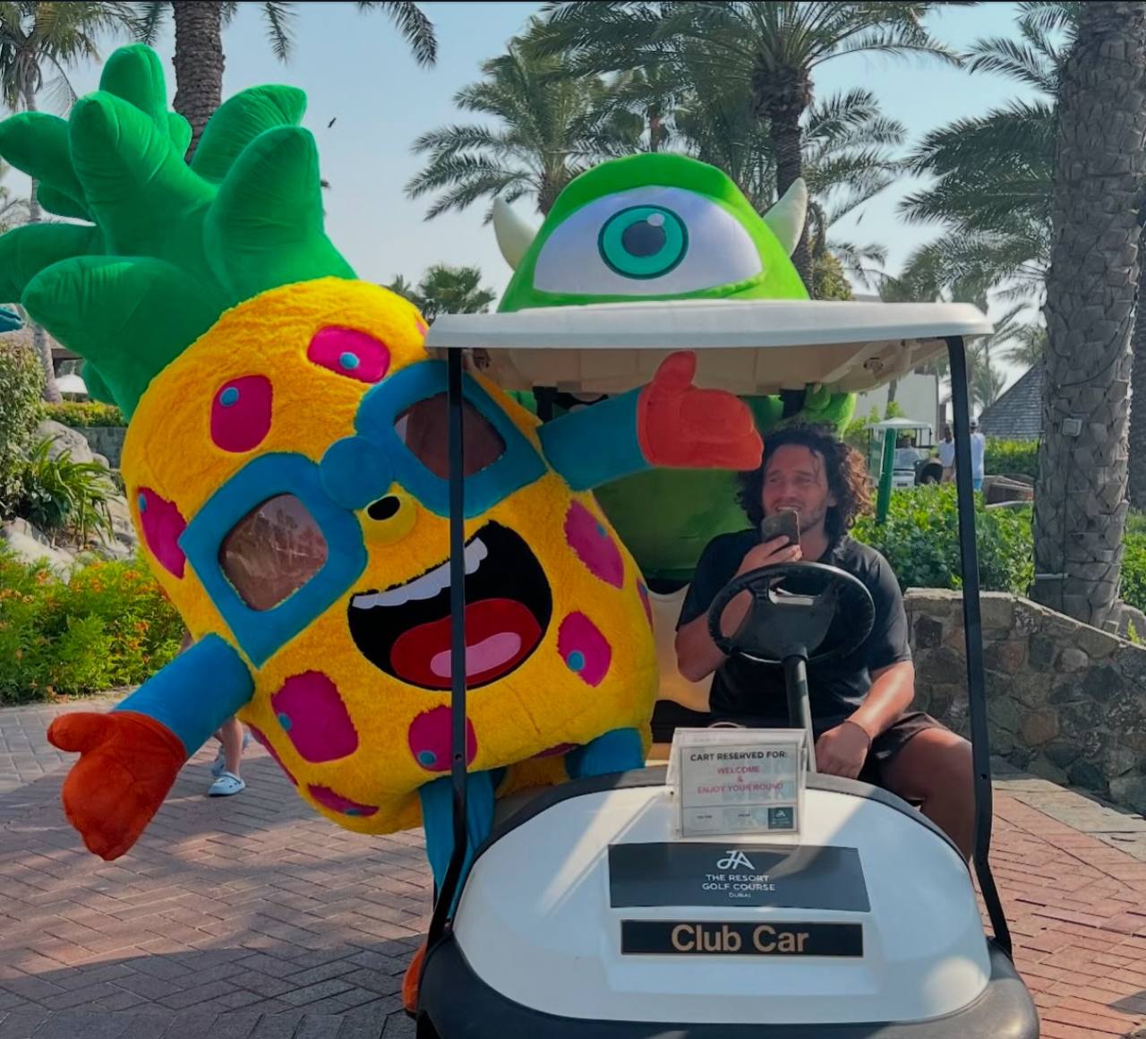 Inflatable Pineapple Mascot