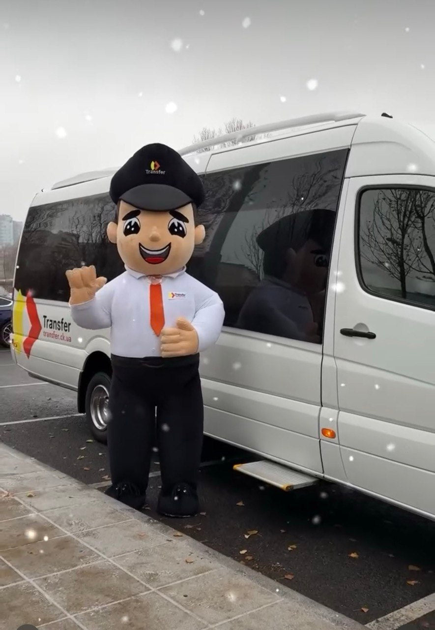Inflatable The Driver / Pilot Man Mascot Costume