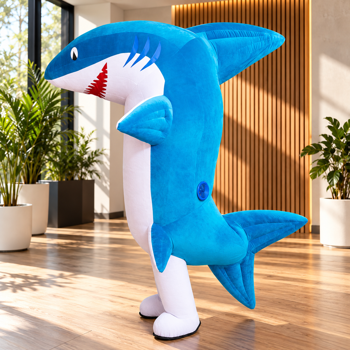 Inflatable Shark Mascot