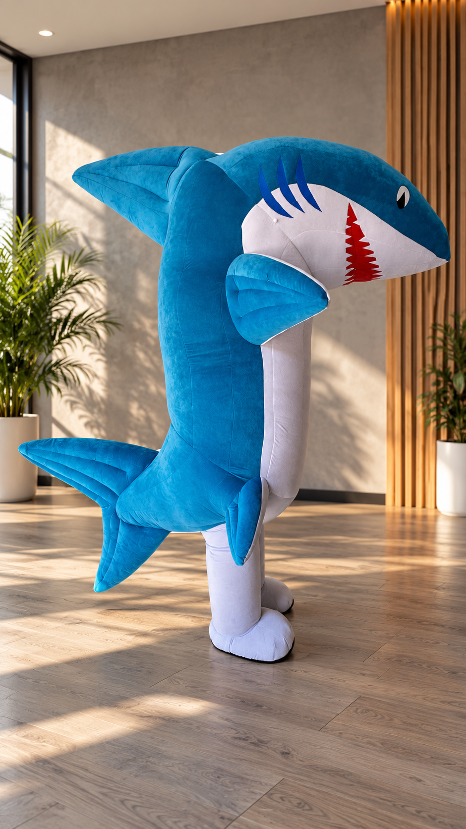Inflatable Shark Mascot