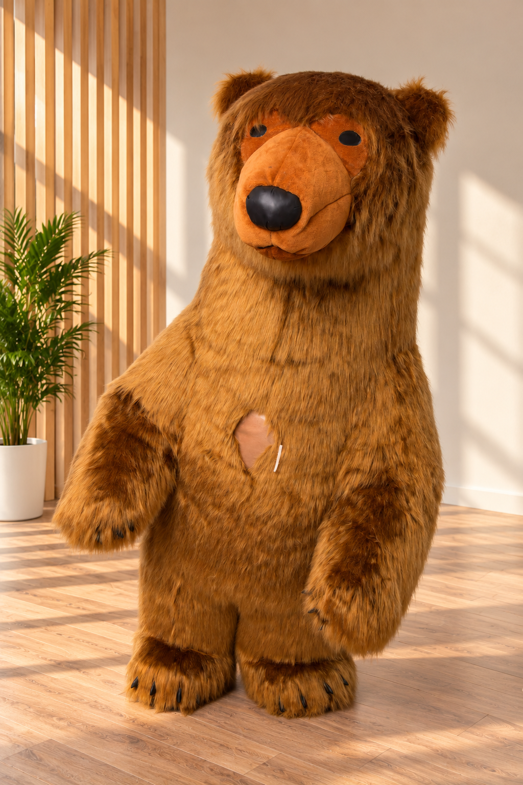 Inflatable Brown Bear Mascot