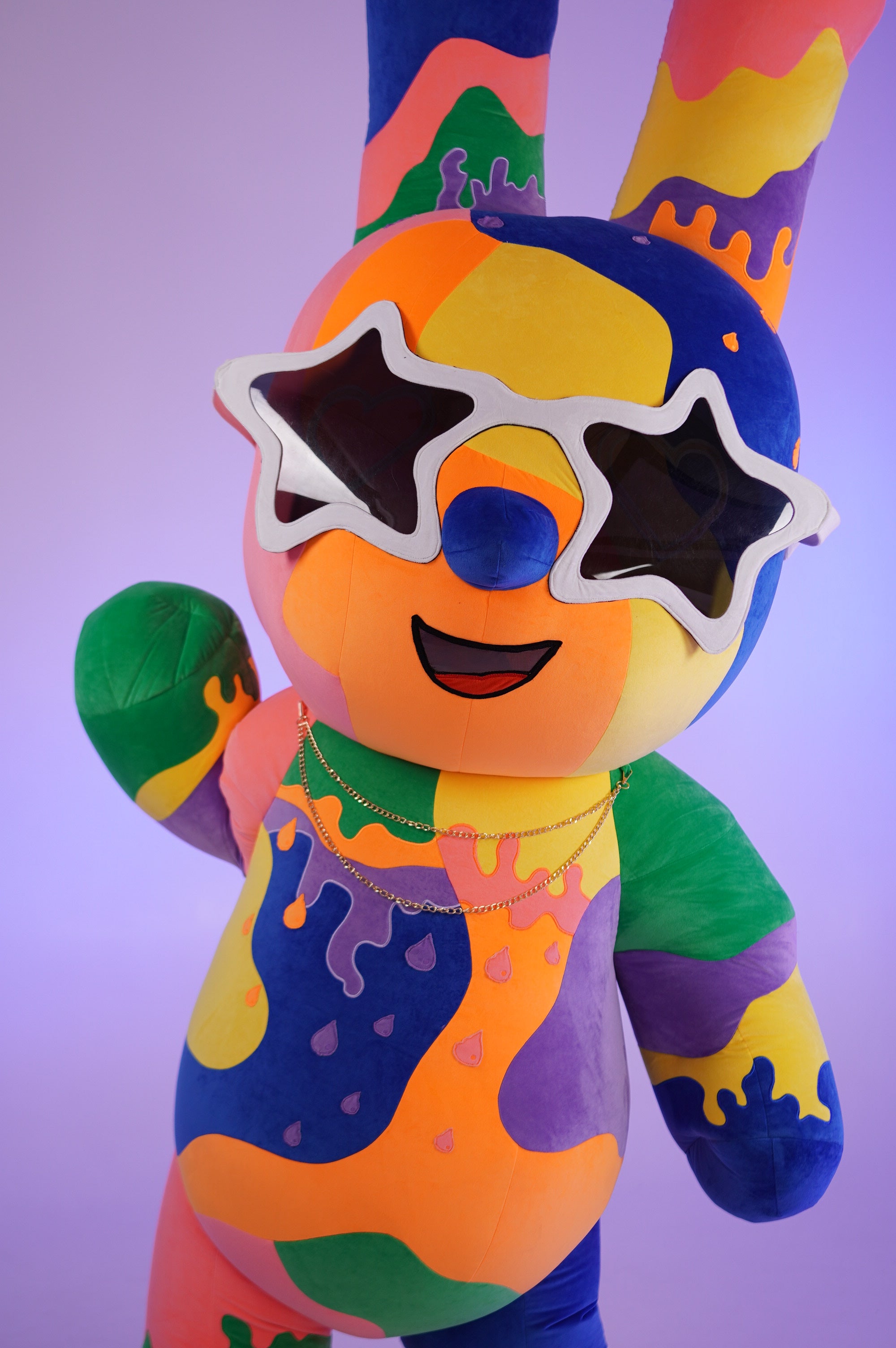 Inflatable Colorful Rabbit Mascot