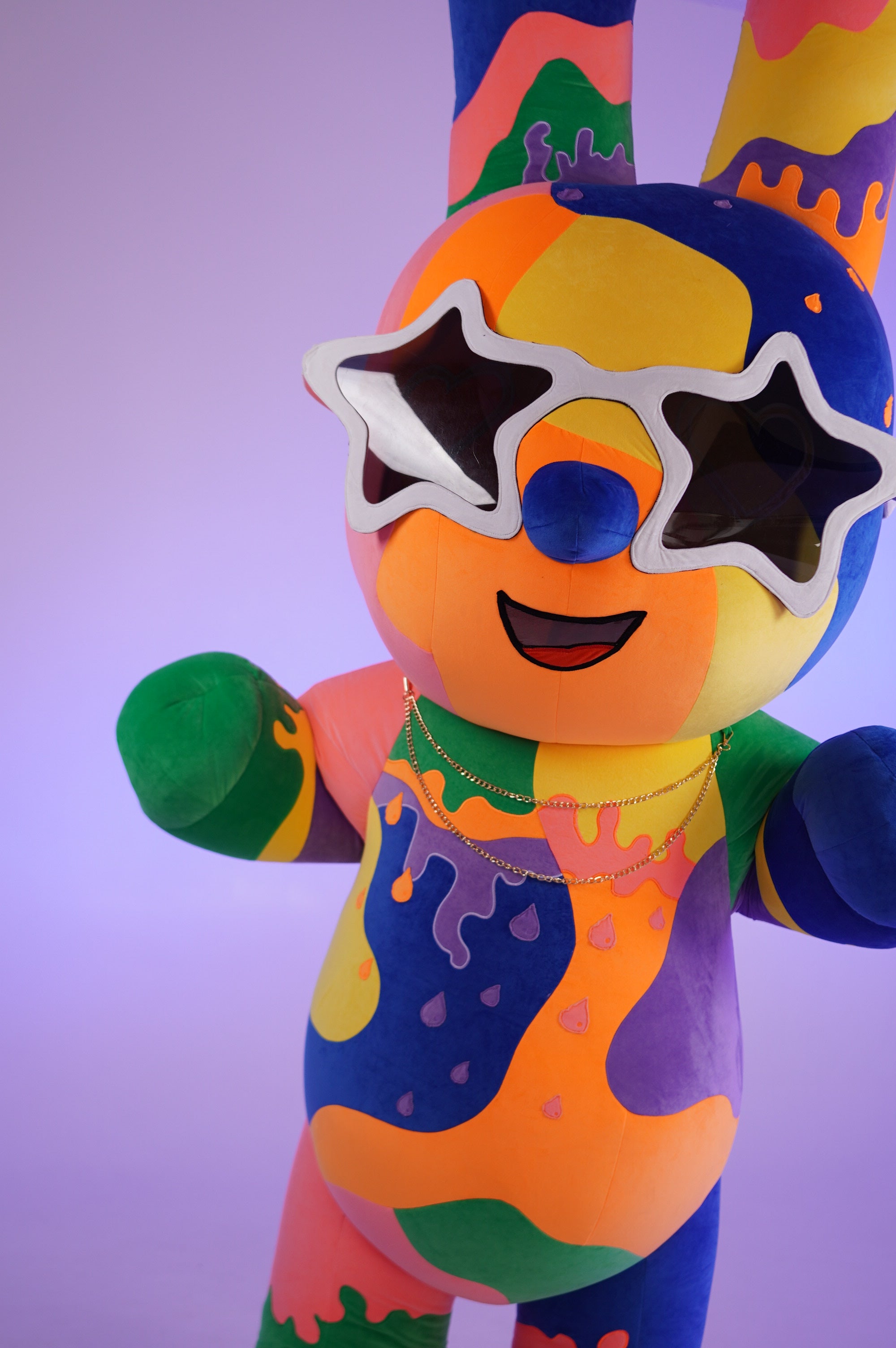 Inflatable Colorful Rabbit Mascot