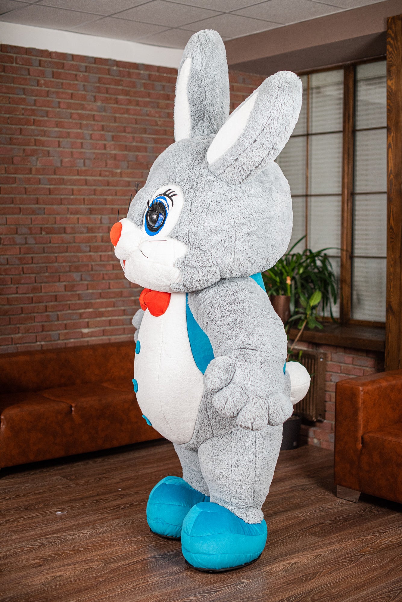 Inflatable Mr. Rabbit Mascot Costume