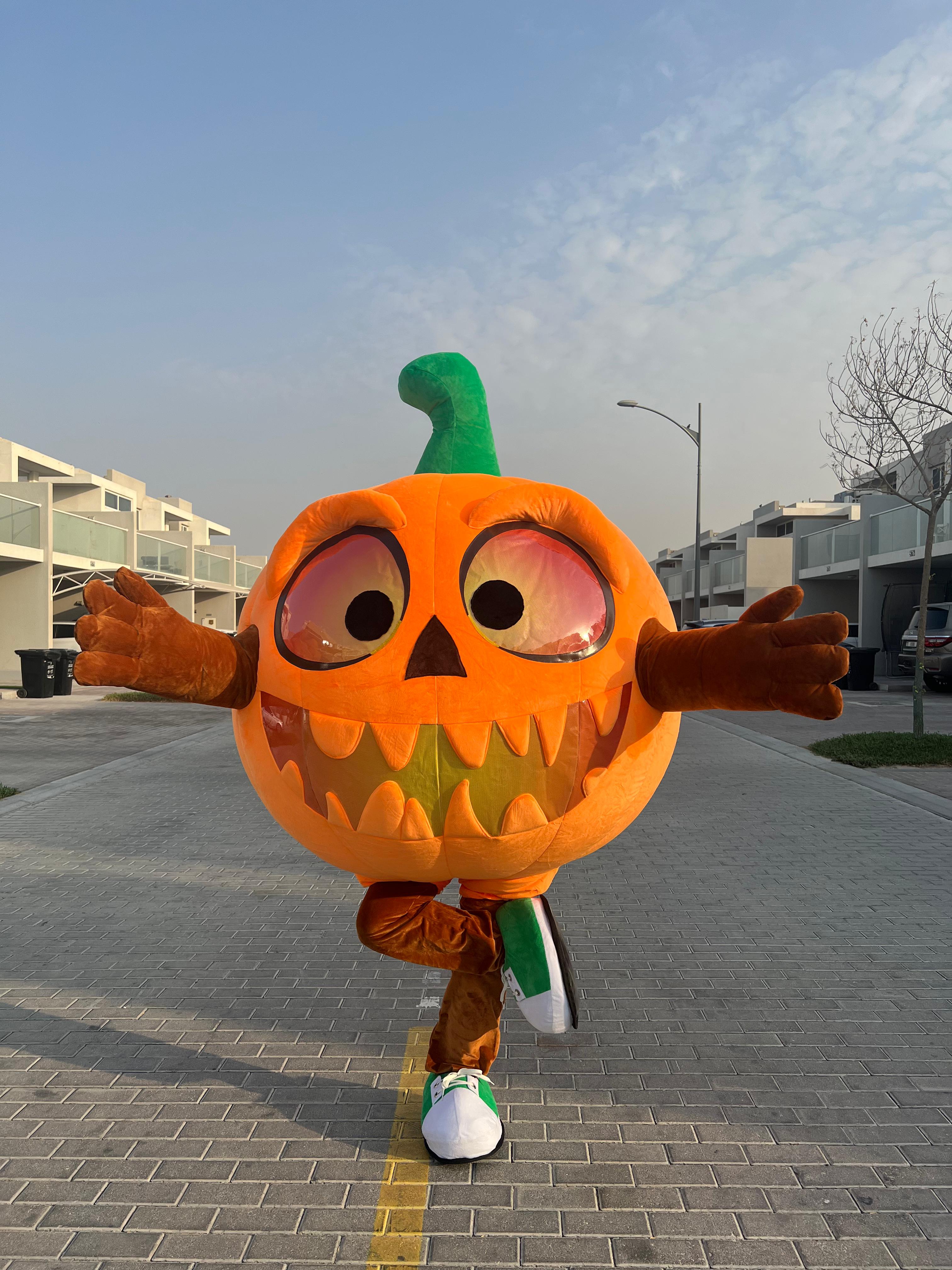 Inflatable Halloween Pumpkin Mascot