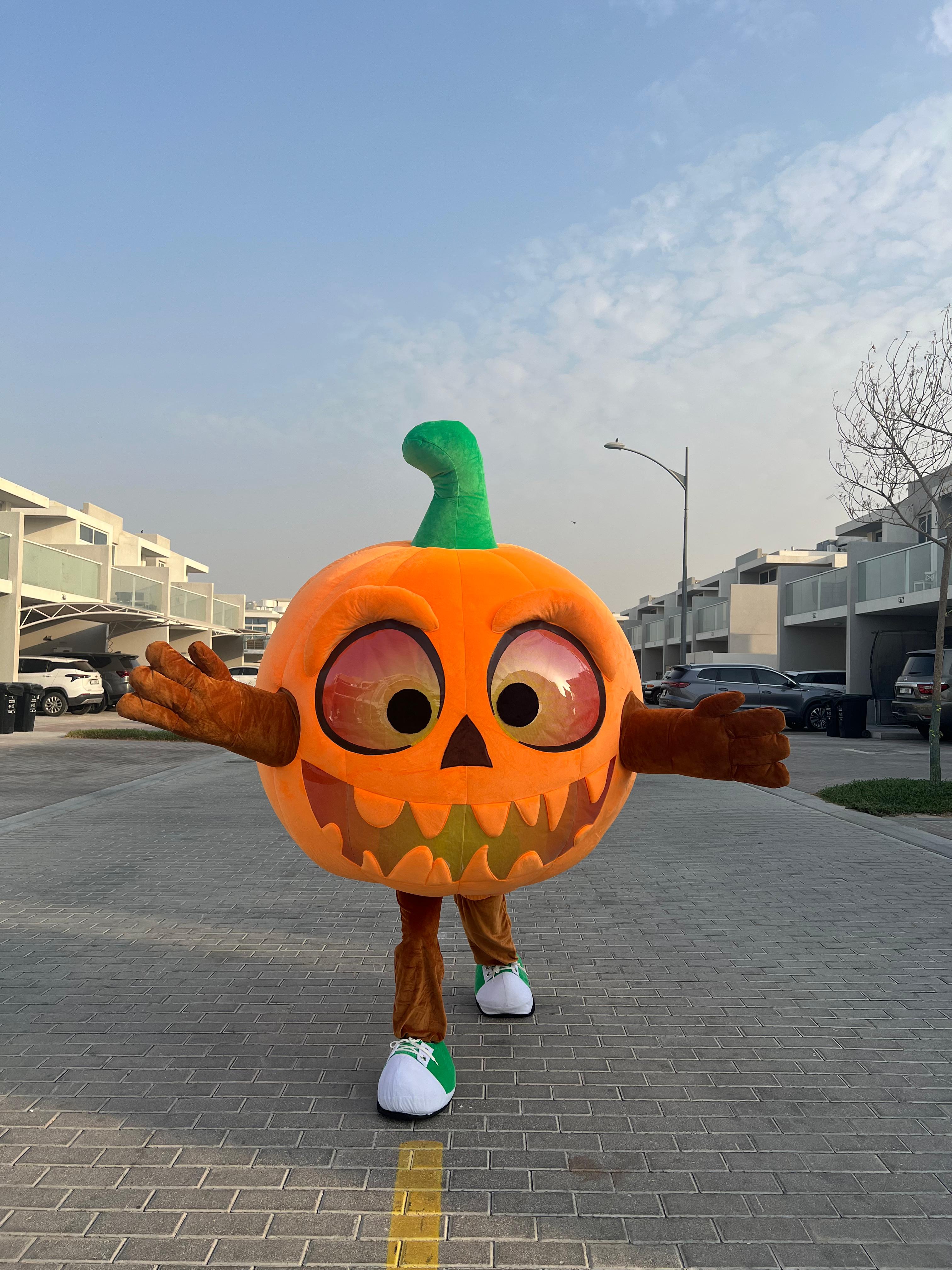 Inflatable Halloween Pumpkin Mascot