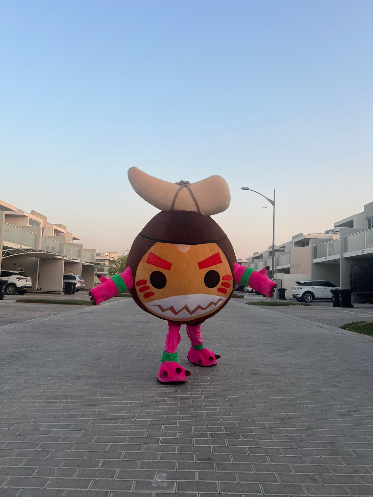 Inflatable Coconut Mascot