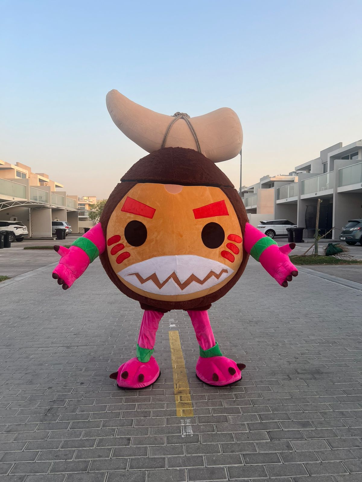 Inflatable Coconut Mascot
