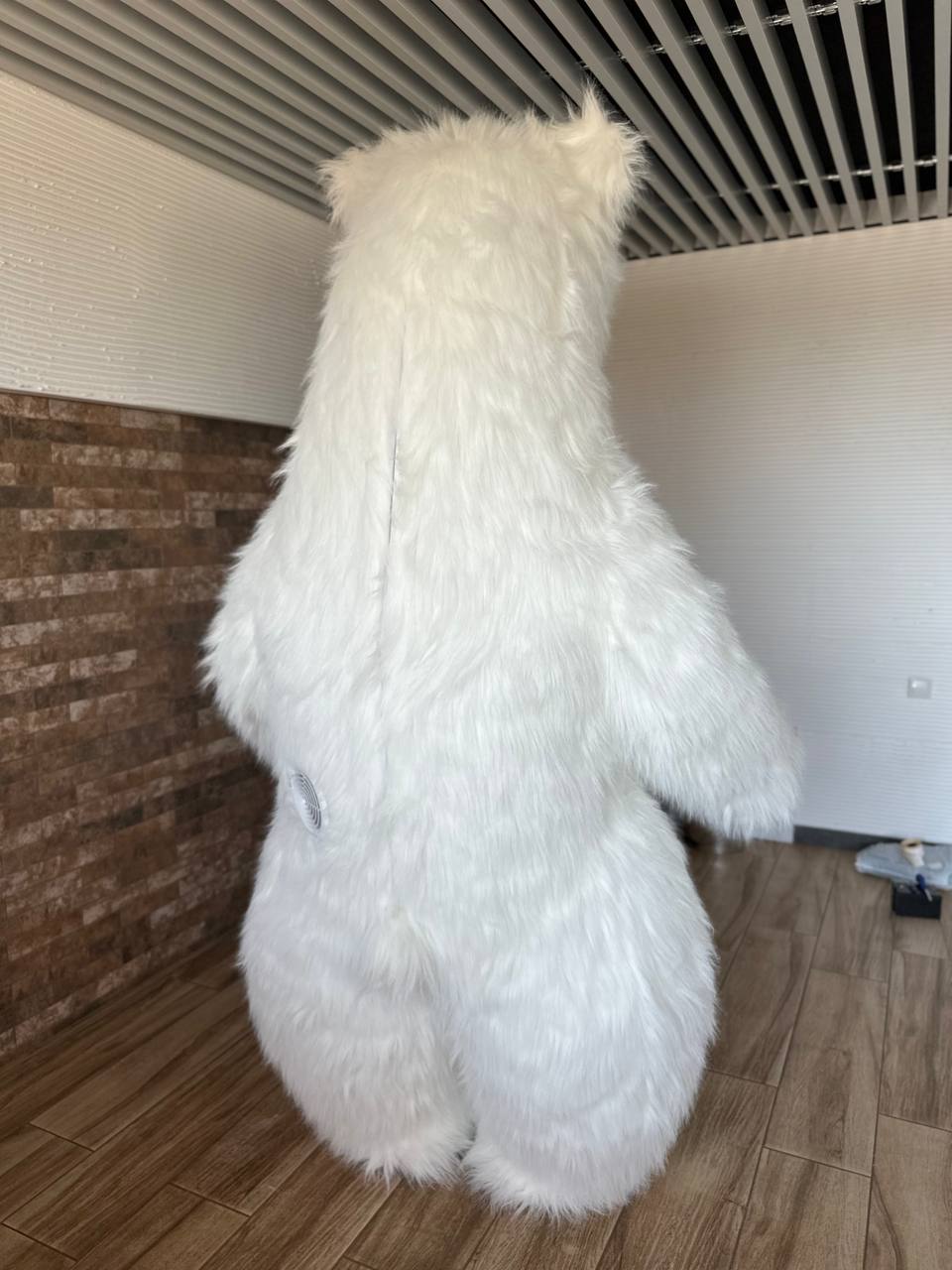 Inflatable White  Bear Mascot