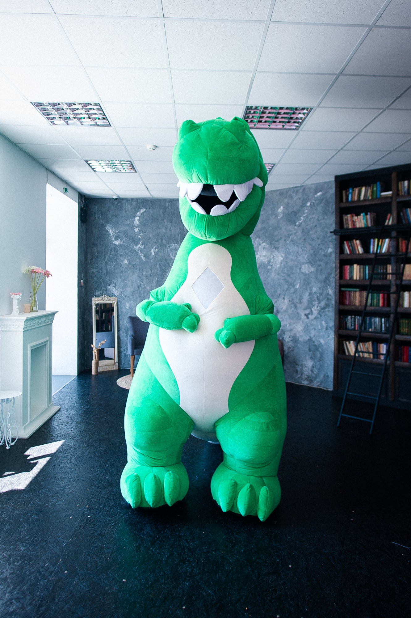 Inflatable Dinosaur T-Rex Mascot