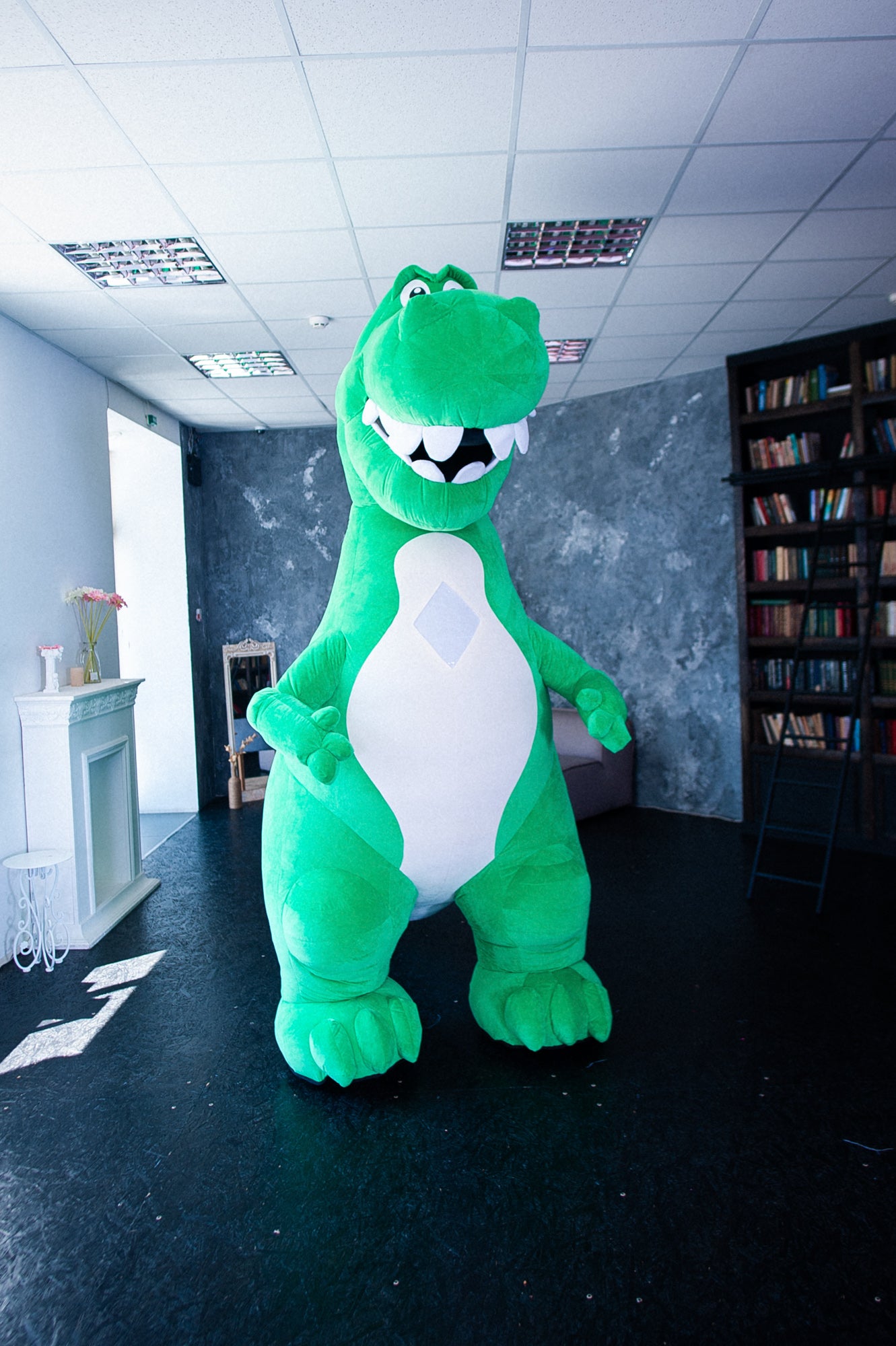 Inflatable Dinosaur T-Rex Mascot