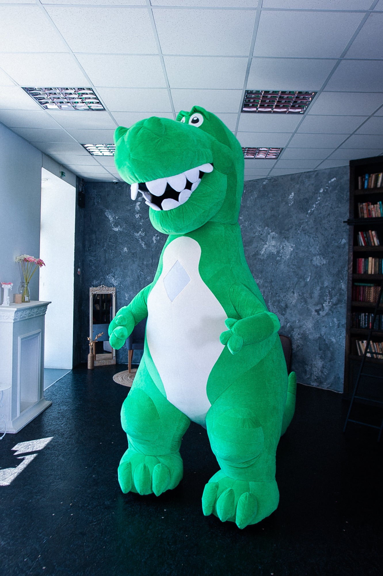 Inflatable Dinosaur T-Rex Mascot
