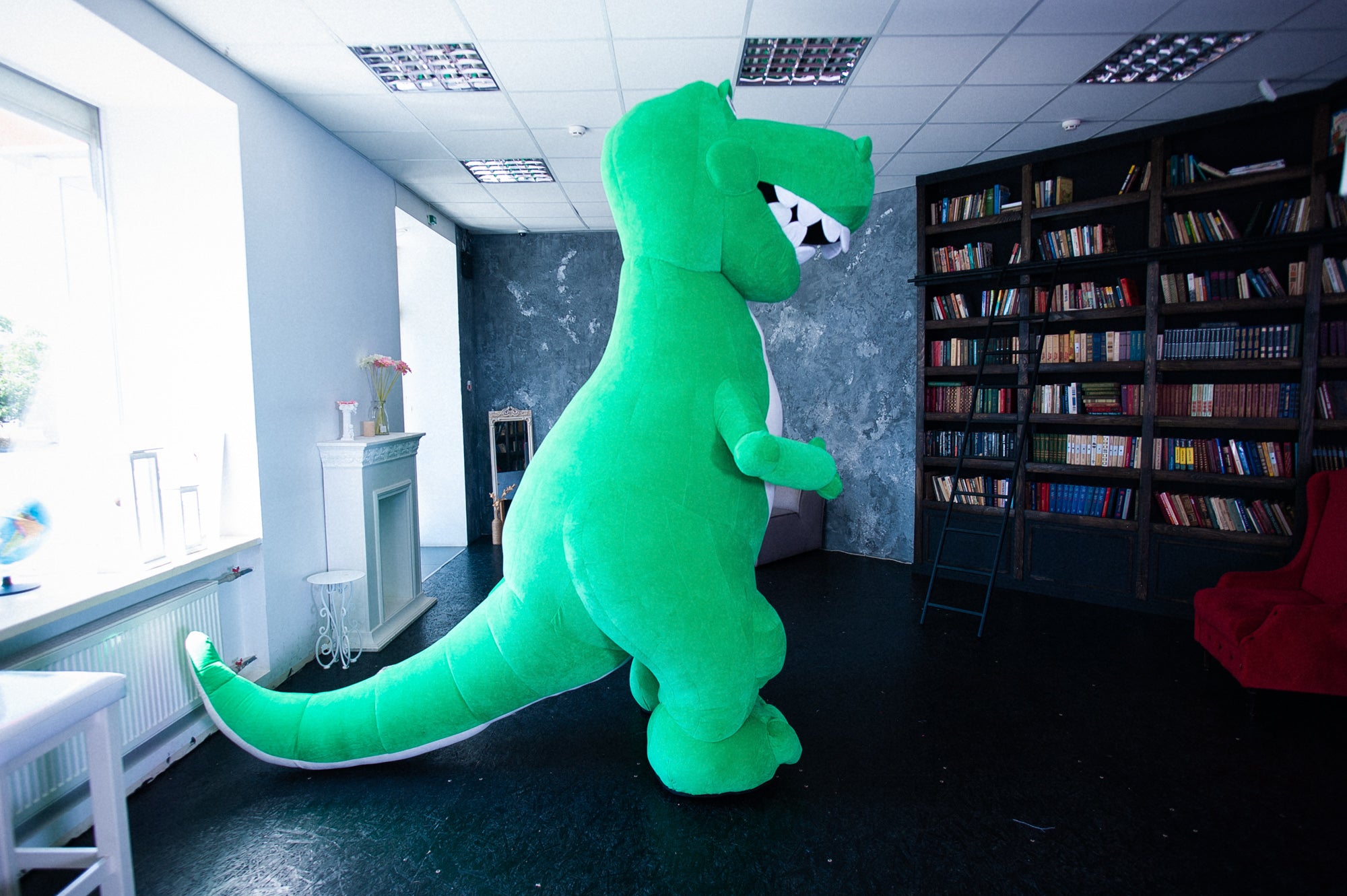 Inflatable Dinosaur T-Rex Mascot