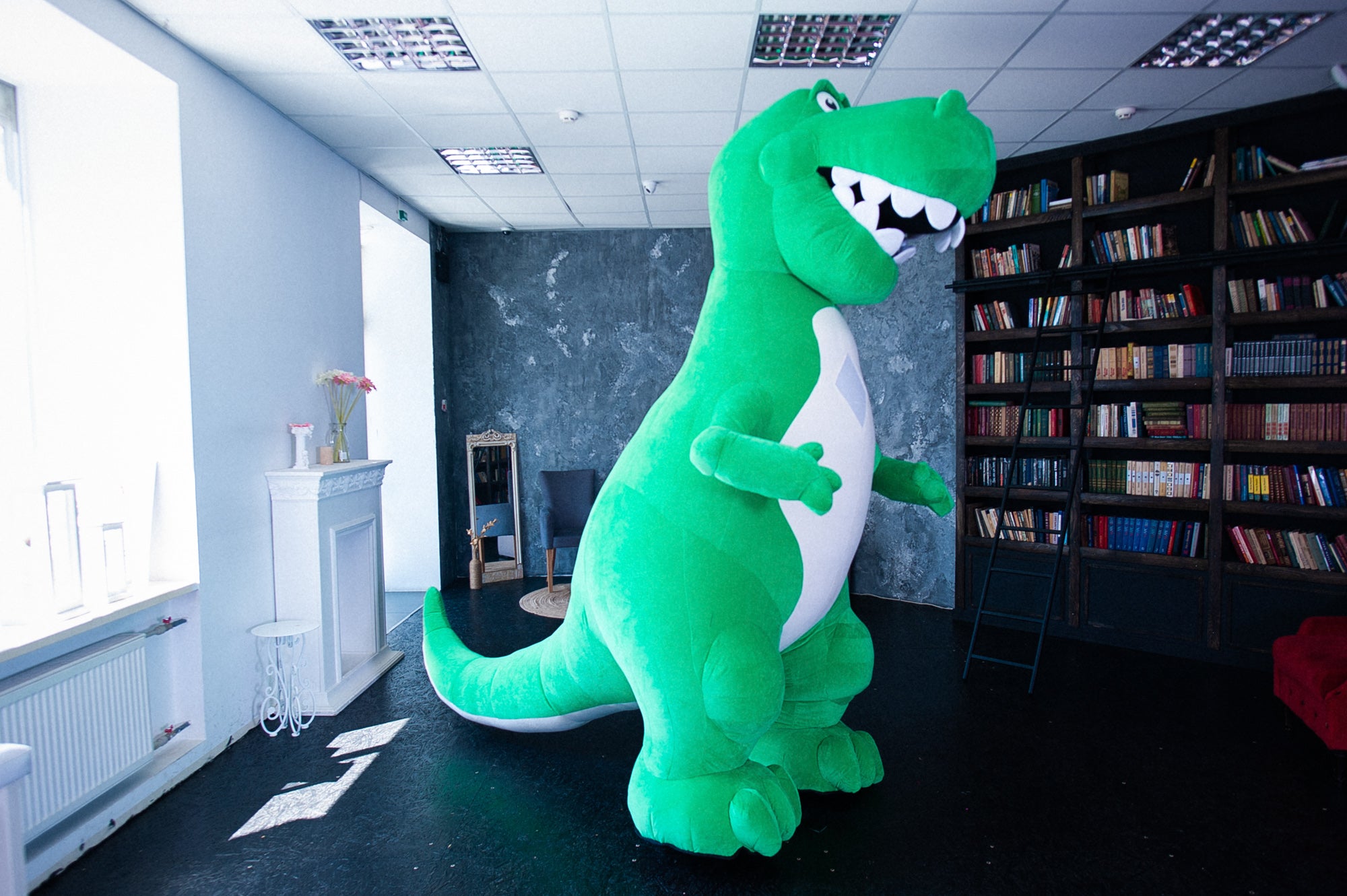 Inflatable Dinosaur T-Rex Mascot