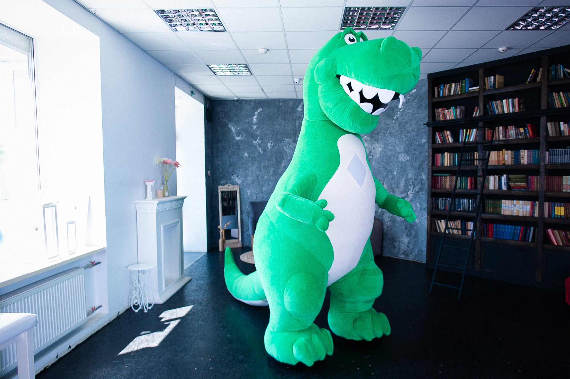 Inflatable Dinosaur T-Rex Mascot