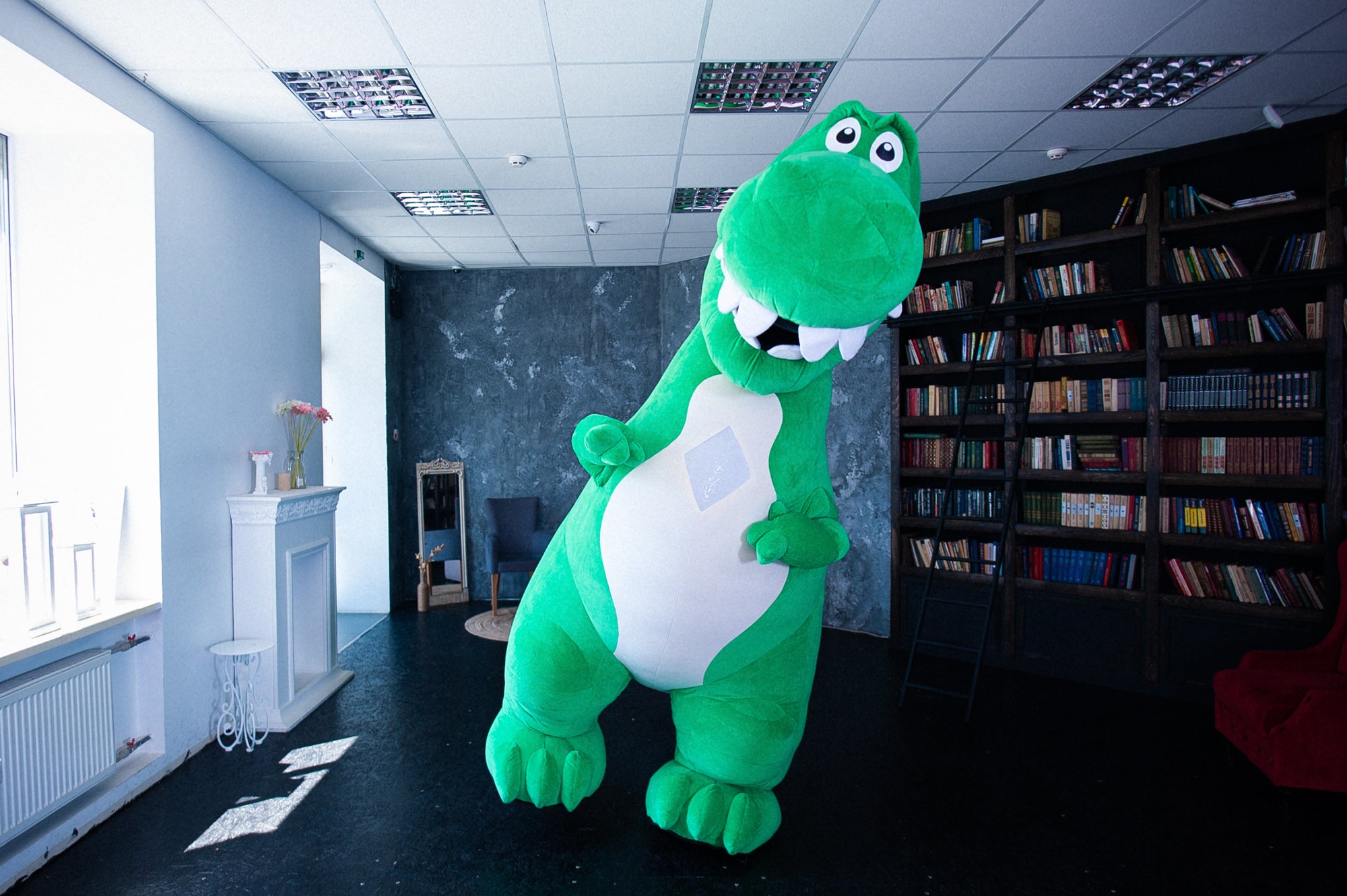 Inflatable Dinosaur T-Rex Mascot