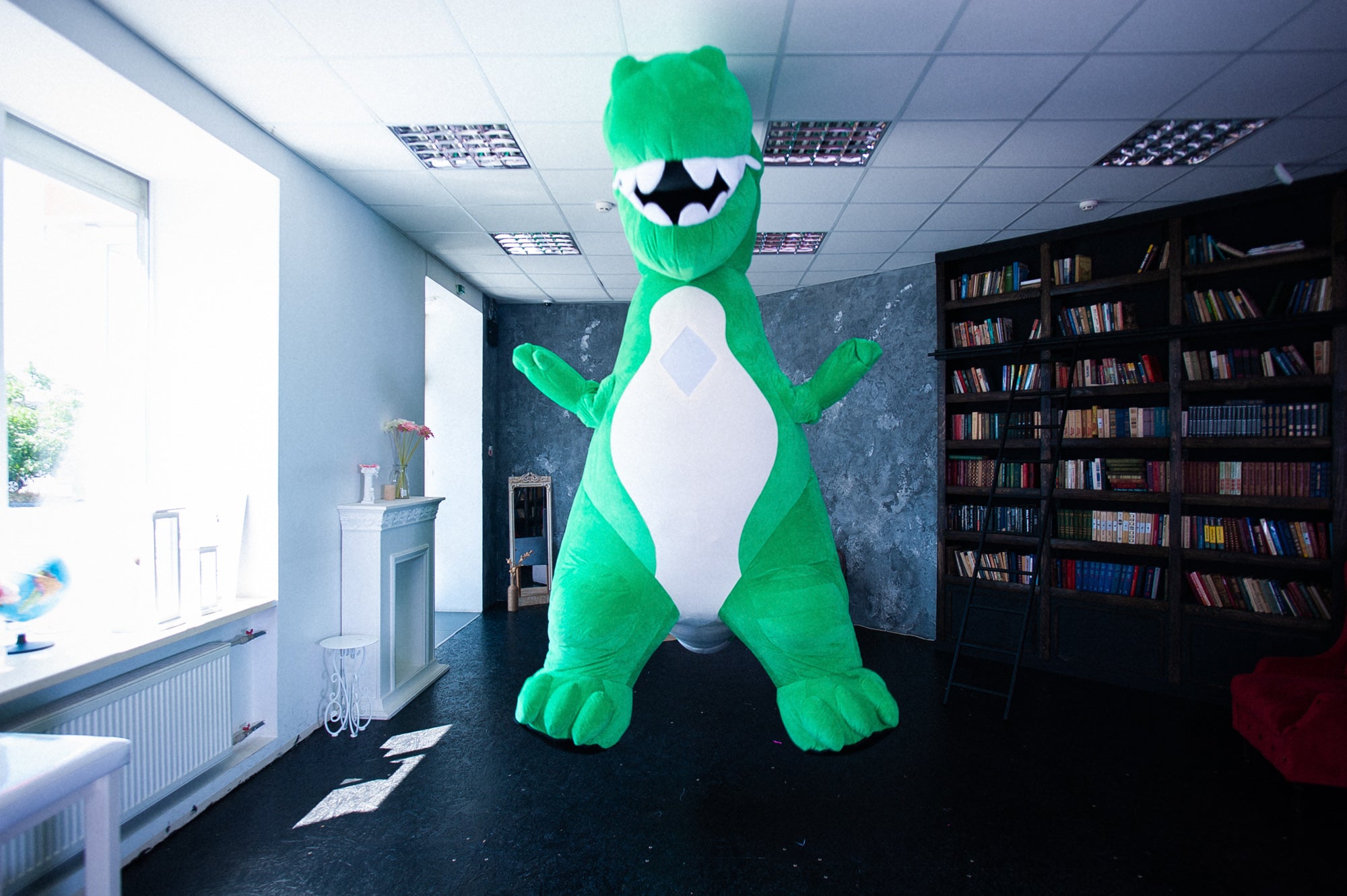 Inflatable Dinosaur T-Rex Mascot